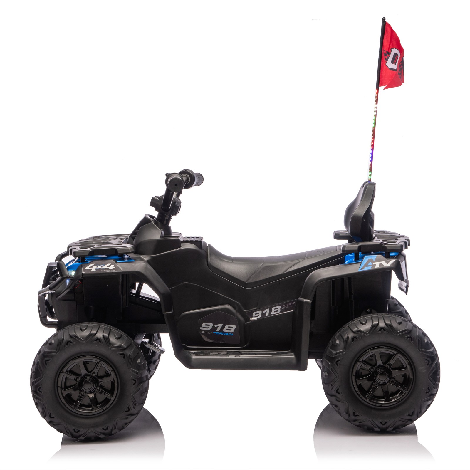 Kids Ride on ATV 24V Electric Off-Road Car for Ages 3-6 with LED Bluetooth Music