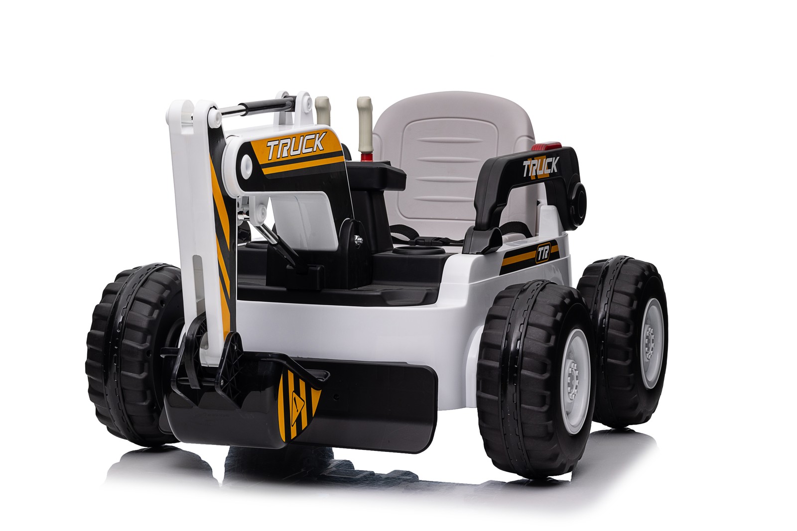 12V 10AH Electric Toy Excavator 4WD Battery Powered Sand Digger w/Remote Control