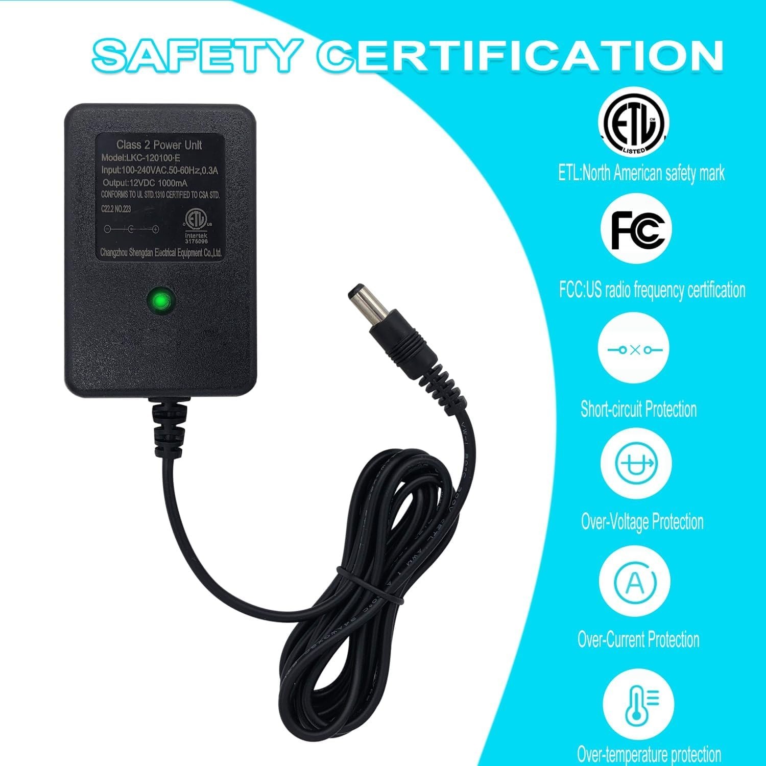 Cargador De 12 V Para Ninos Electric Ride-ons Cars Bateria Universal De 12 V…