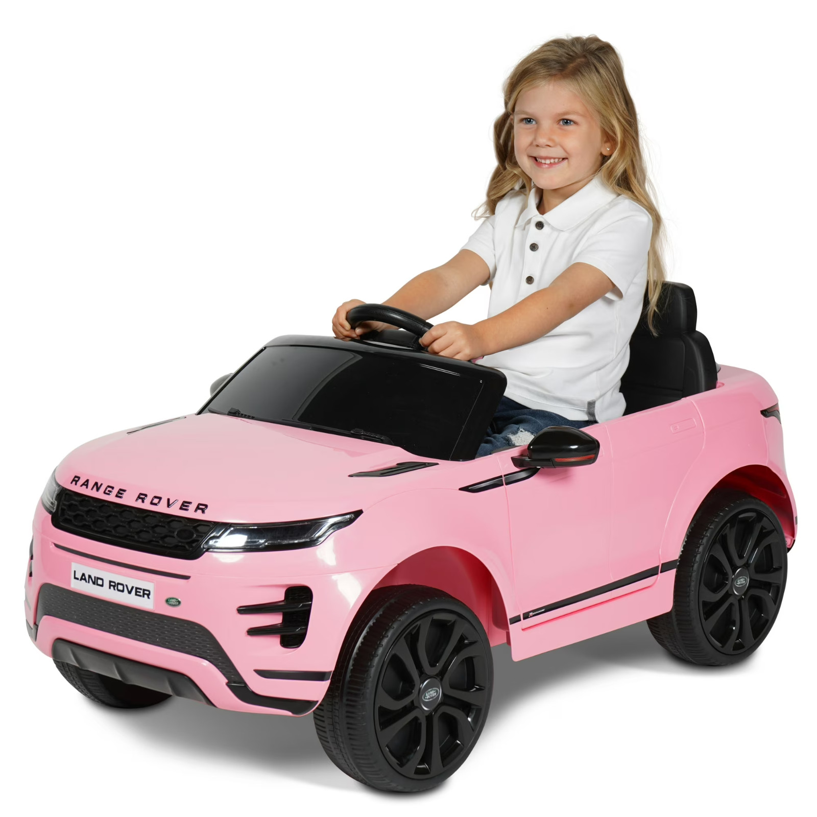 Range Rover Evoque 12V Battery-Powered Ride-On Car w/ Headlights & Horn, Ages 3+