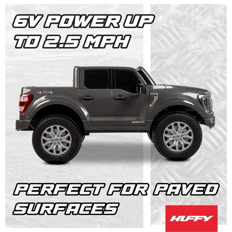 Huffy Ford F-150 12V Battery Powered Ride-On Truck, Ages 3-7