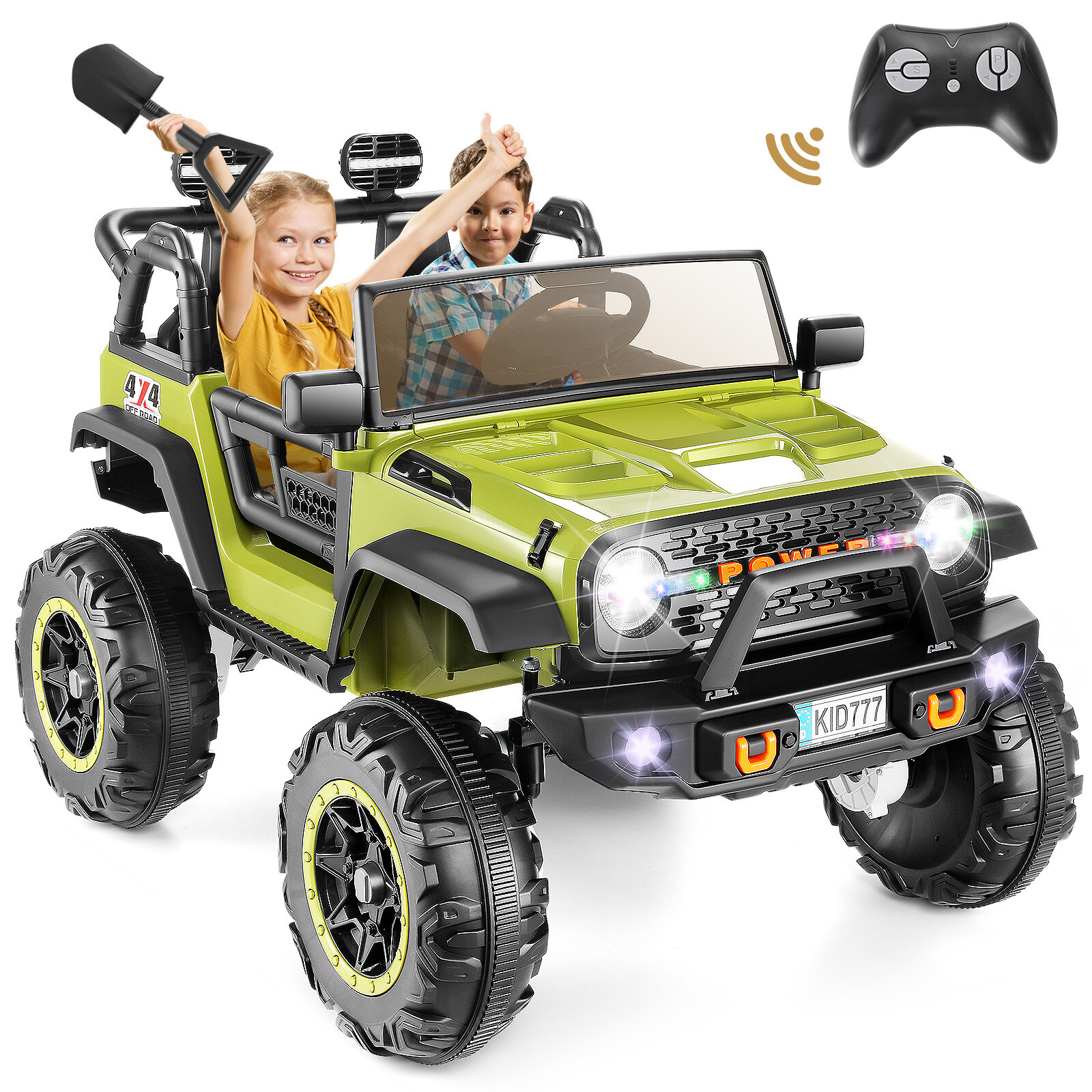 Electric Kids Ride On Car Power Wheels 24V Jeep Music Fashion with Remote Gifts