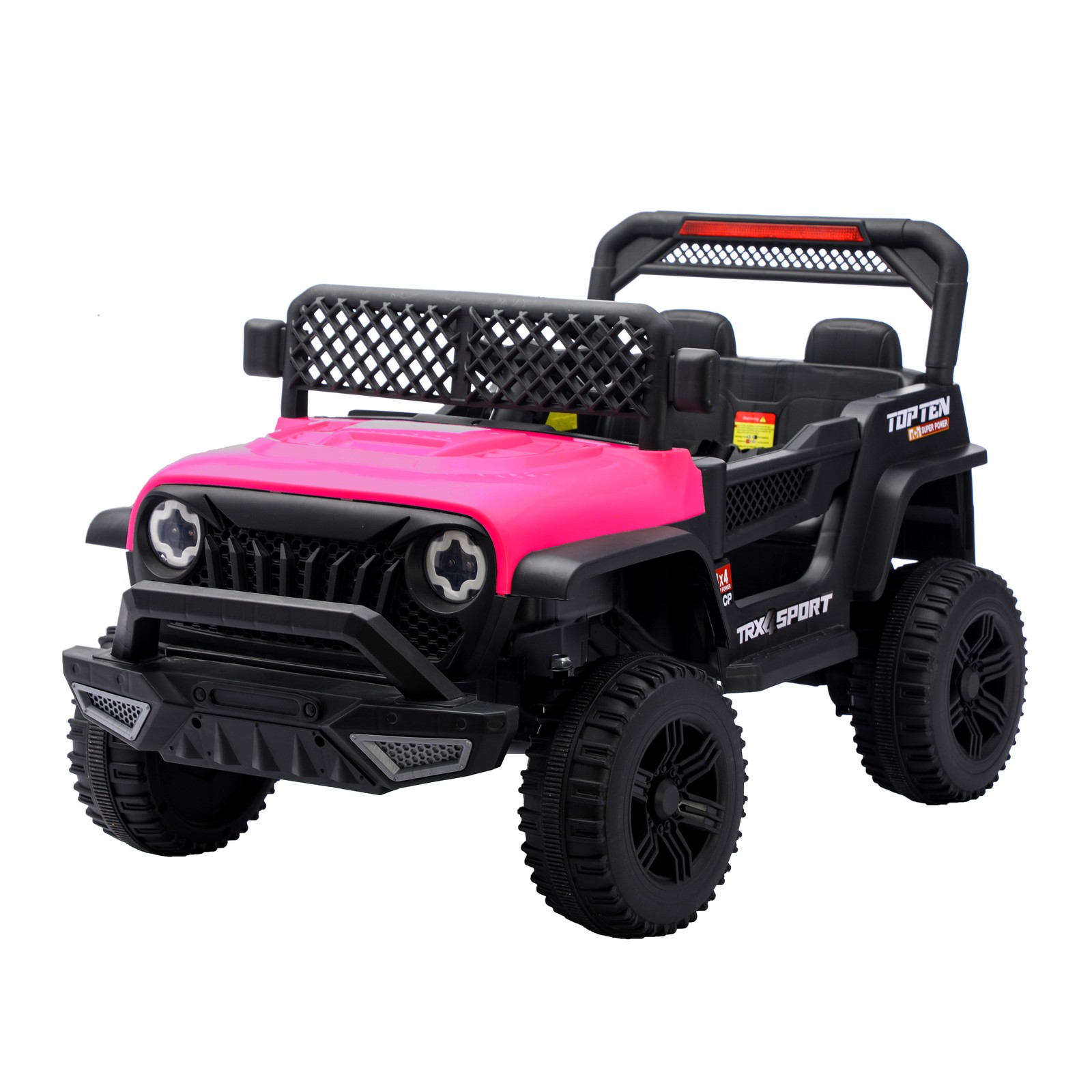 Ride on Car Kids Electric Car with Remote Control Swing for 3~6 Years Gift Pink