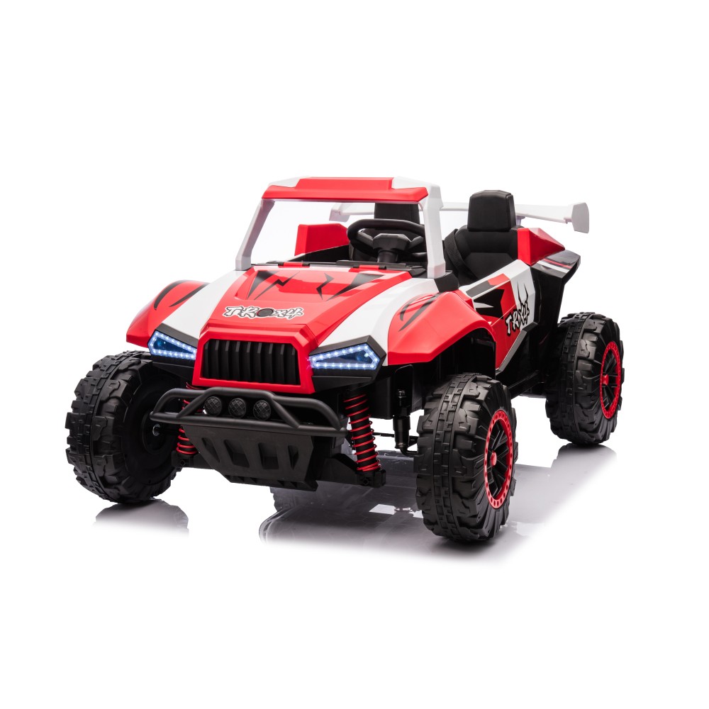 24V 2 Seater Kids Ride-On Car, 4×4 Off-Road UTV Toy w/ Remote Control