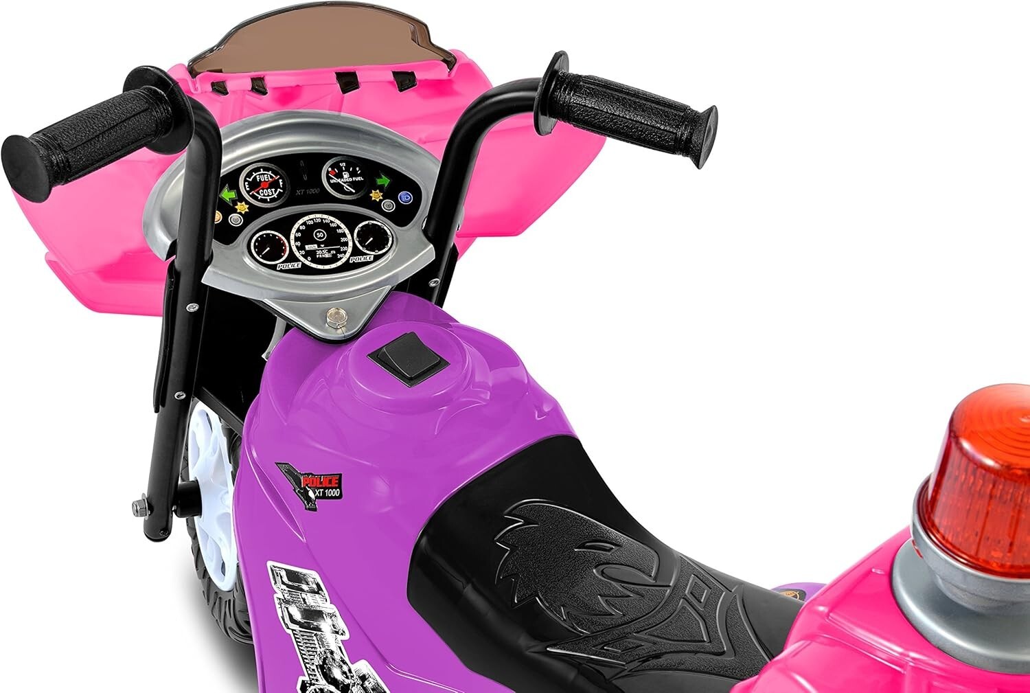 Imaginative Lil Patrol Ride-On for Kids, 6V, Purple and Pink, Ages 18+