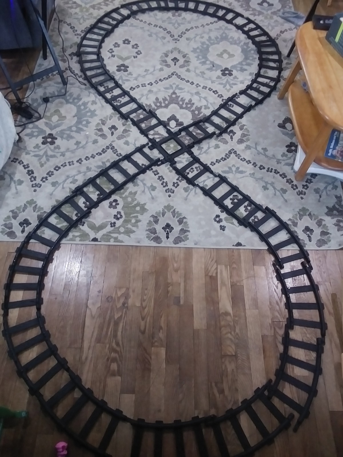 Ride on Train TRACKS ONLY Mickey Mouse Kiddieland 27 Pc FULL FIGURE-8 in Black