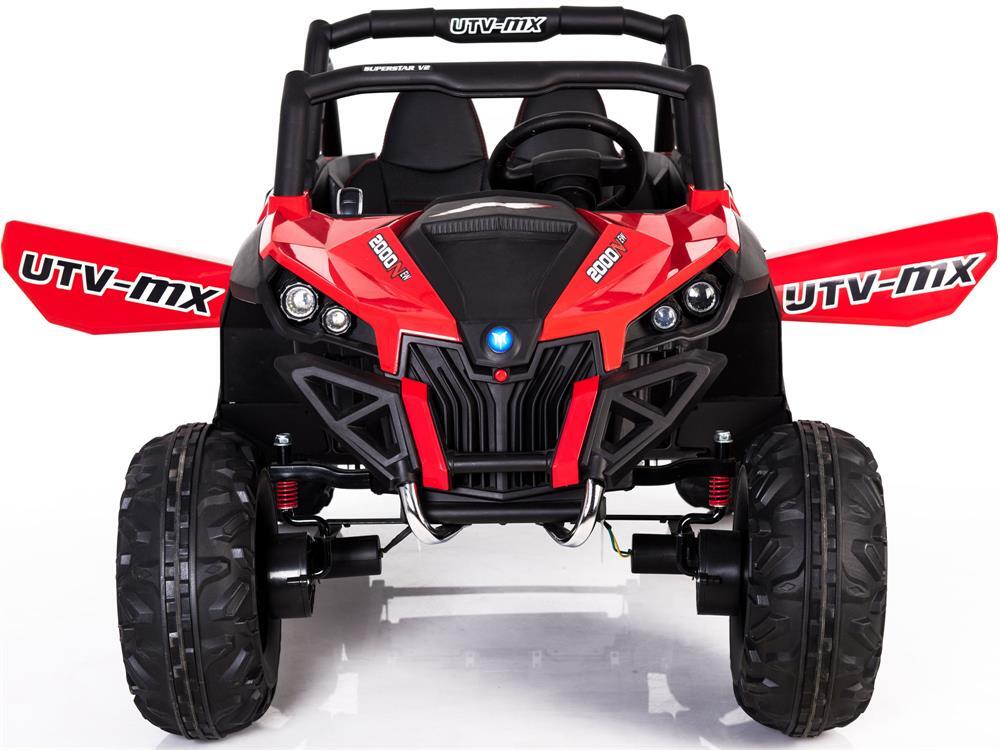 Electric UTV Kids Ride On 12V Battery Powered 4WD Utility Vehicle 2-Seater Car