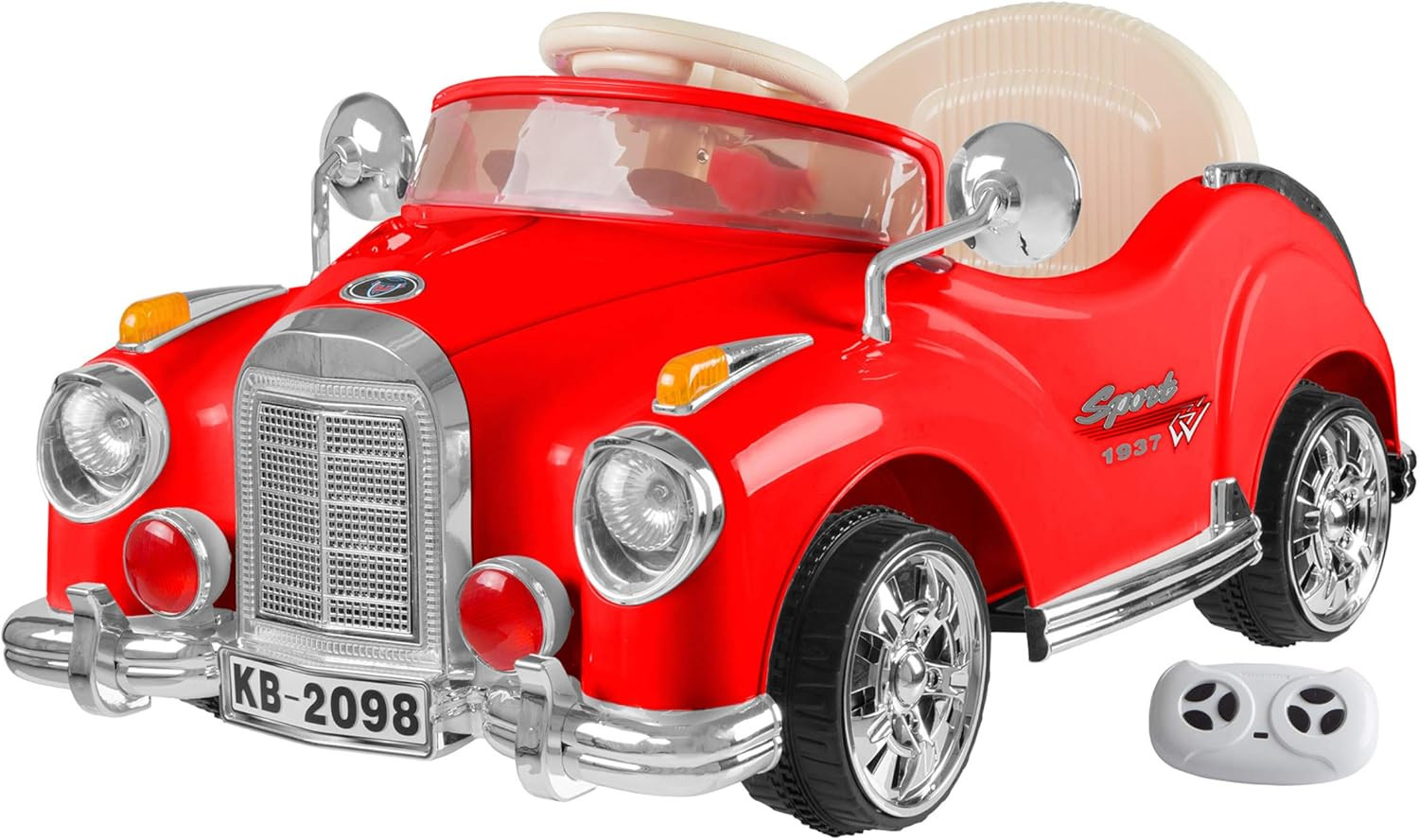 Kids Ride on Car with Remote – Classic Toddler Car for Kids Ages 3-6 – 6V Batter