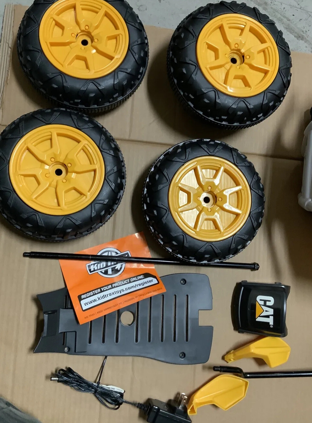 🏍️ CAT 6V Quad ATV Powered Ride-On,18-30 Months, Great👌👉NO MANUAL👈