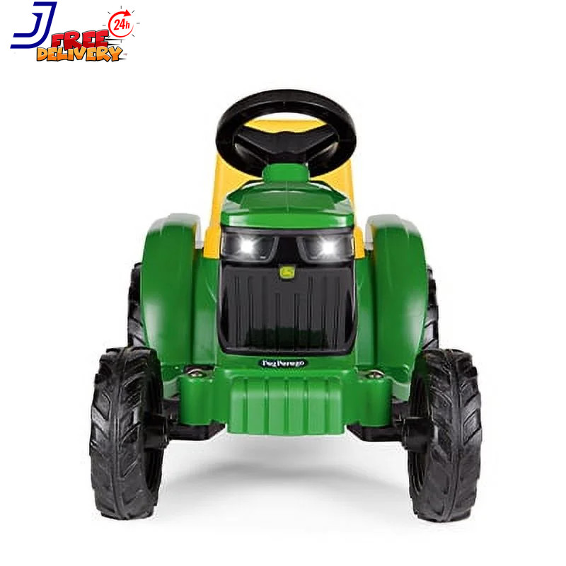 Mini Tractor 6V Battery-Powered Ride-On w/ Working Lights Ages 1.5+FREE SHIPPING