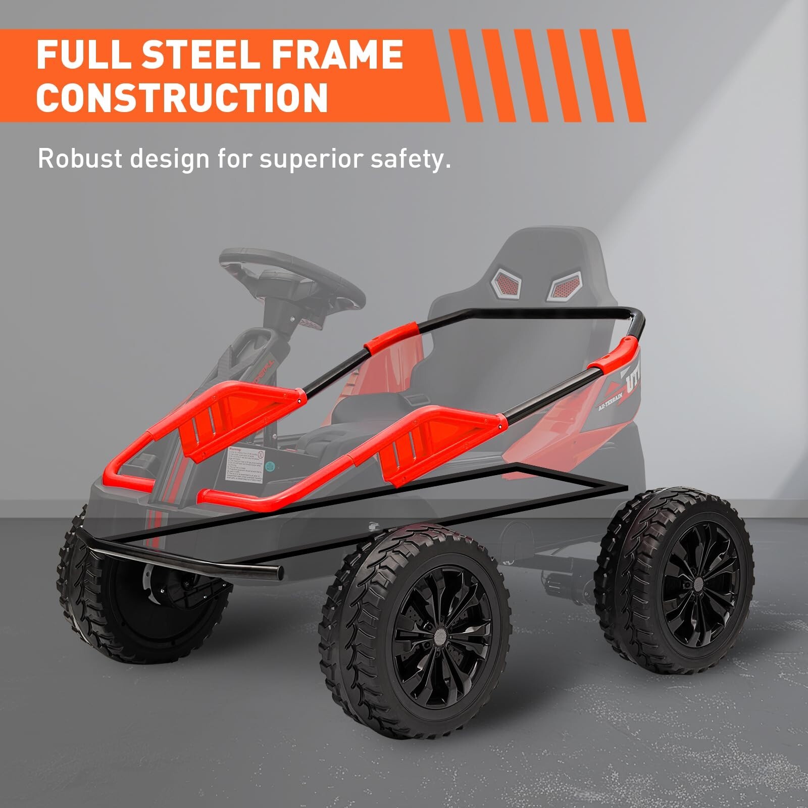 24V Kids Ride on Toy Electric Car Battery Power Wheel UTV w/Remote Control Music