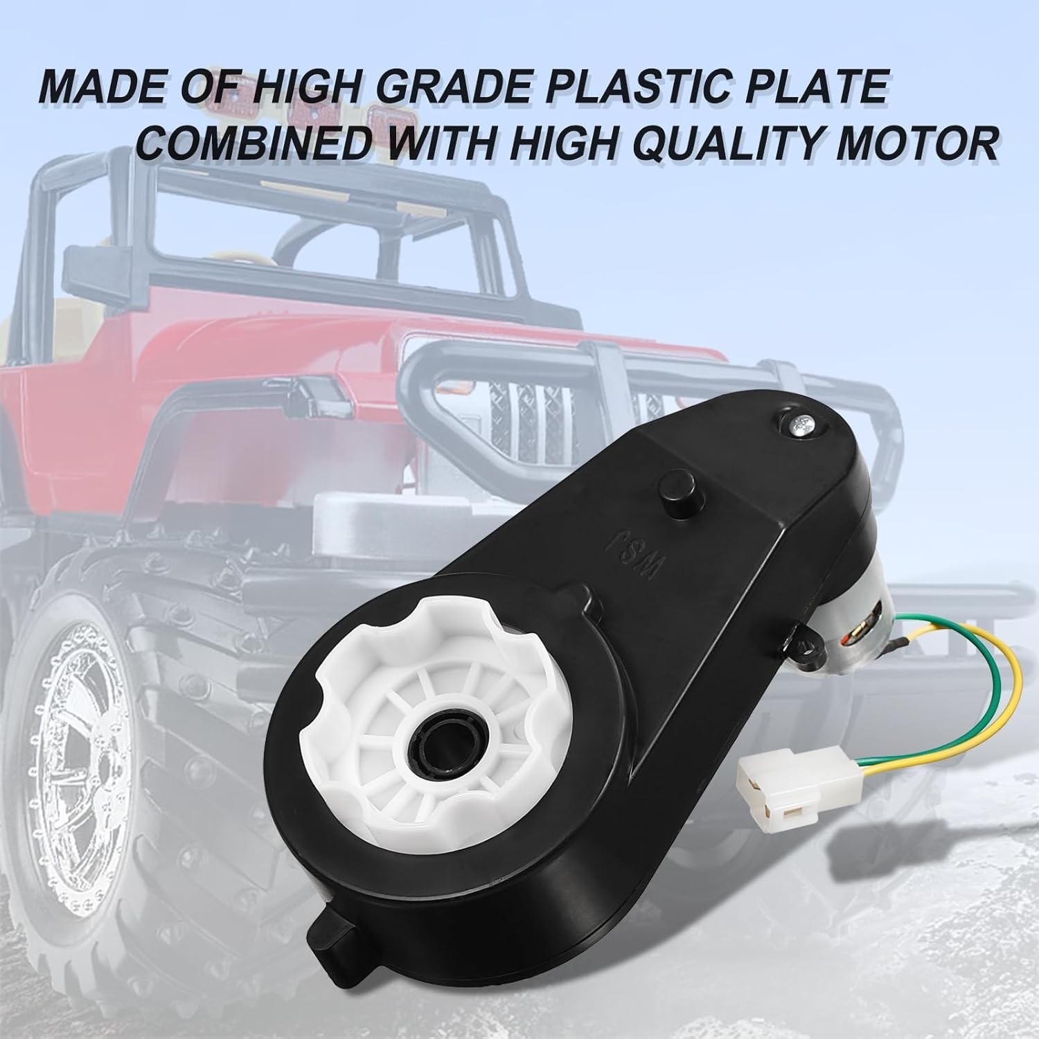 24V 30000RPM Kids Ride On Car Motor Upgrade Power Wheels High Speed Gearbox