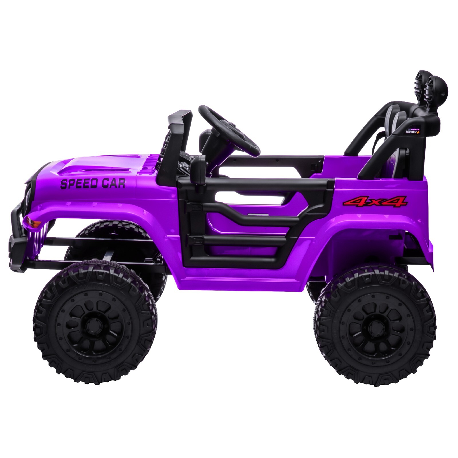 12V Kids Ride on Toy Electric Power Wheels Jeep Car 4mph w/ Parental Remote LED