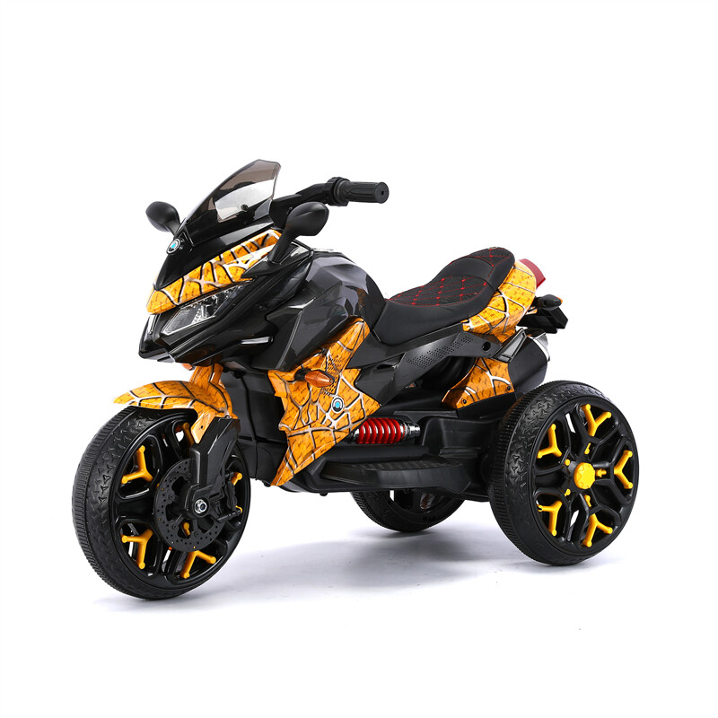 12V Electric Kids Motorcycle Ride-On Motorbike 3-Wheel 1.8-3.2MPH for Age 3-6
