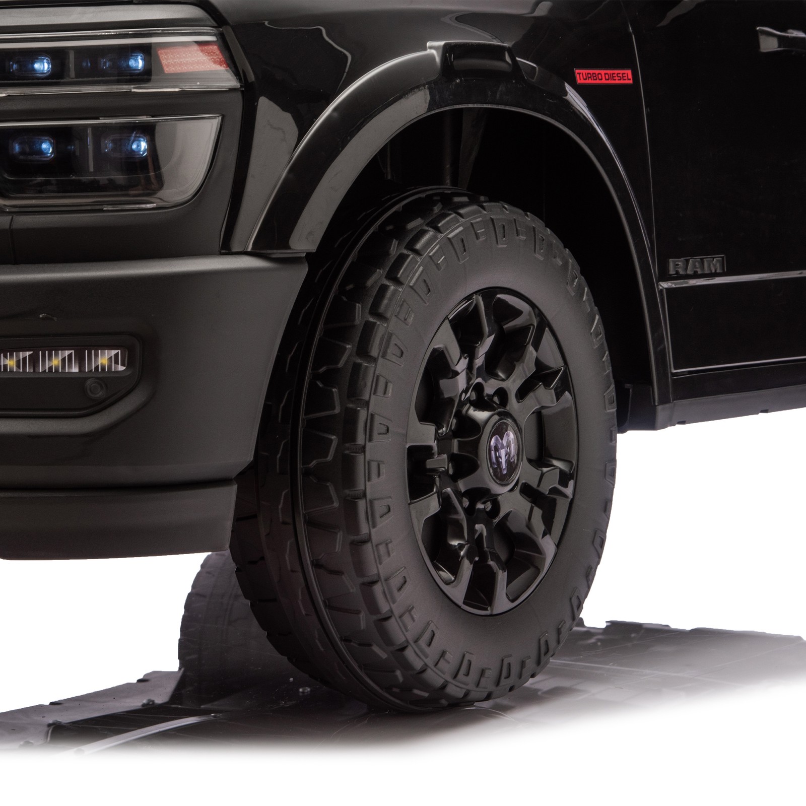 24V Dodge RAM 2500 Ride On Truck 2-Seater Official Remote Bluetooth MP3 USB Kids