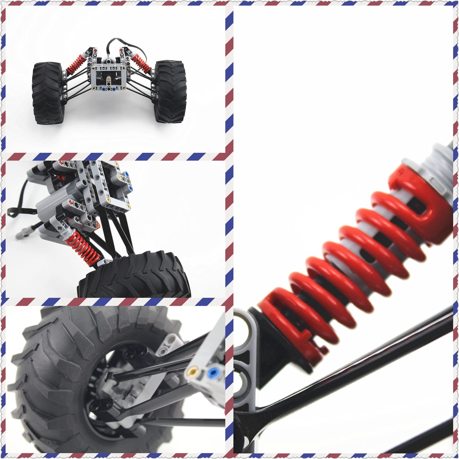 Technical Parts Vehicles Suspension with Tire 107×44 Technical Parts Set with…