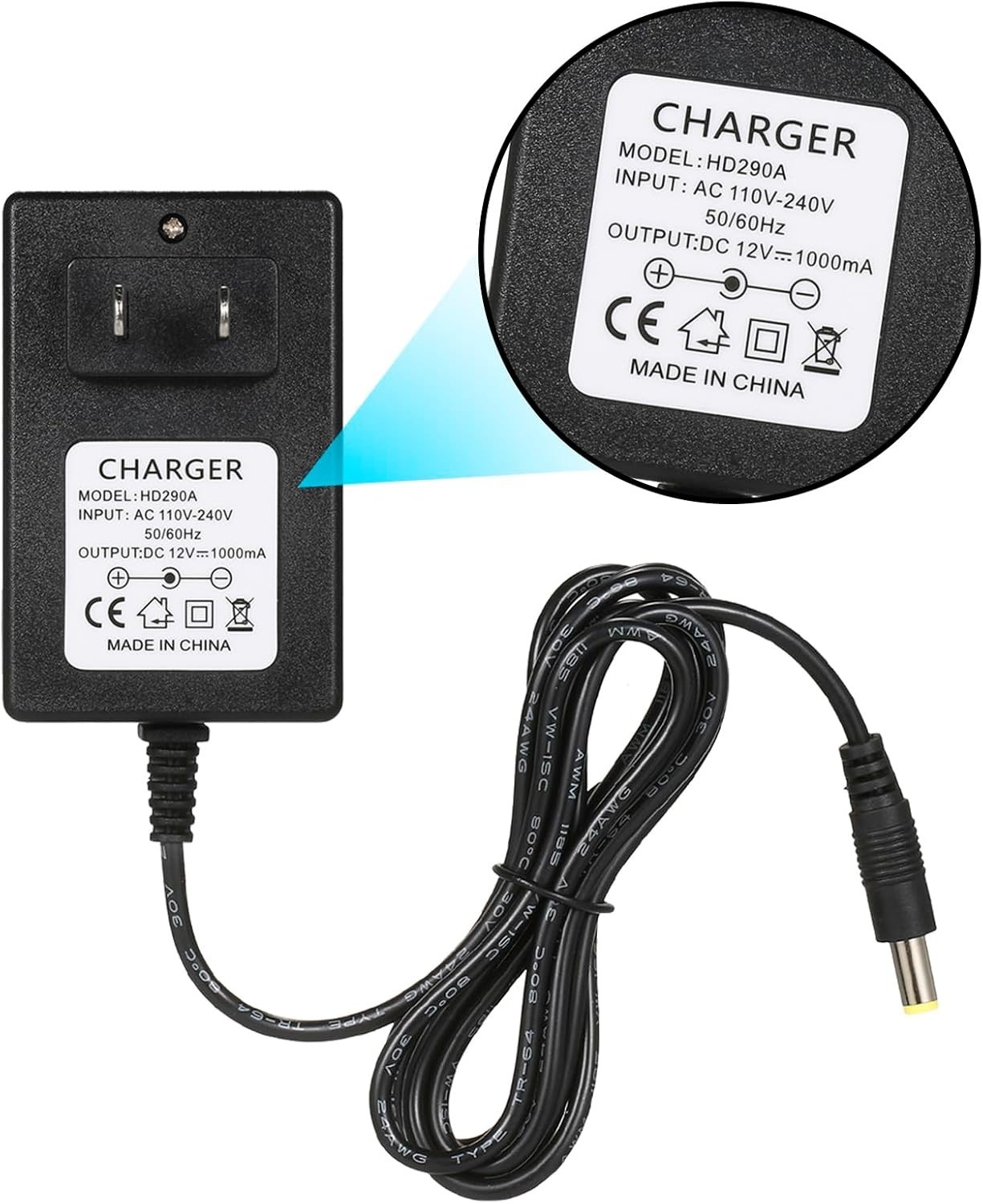 12V Fast Charging Kids Charger for Safe Ride-On Toys – Universal Compatibility