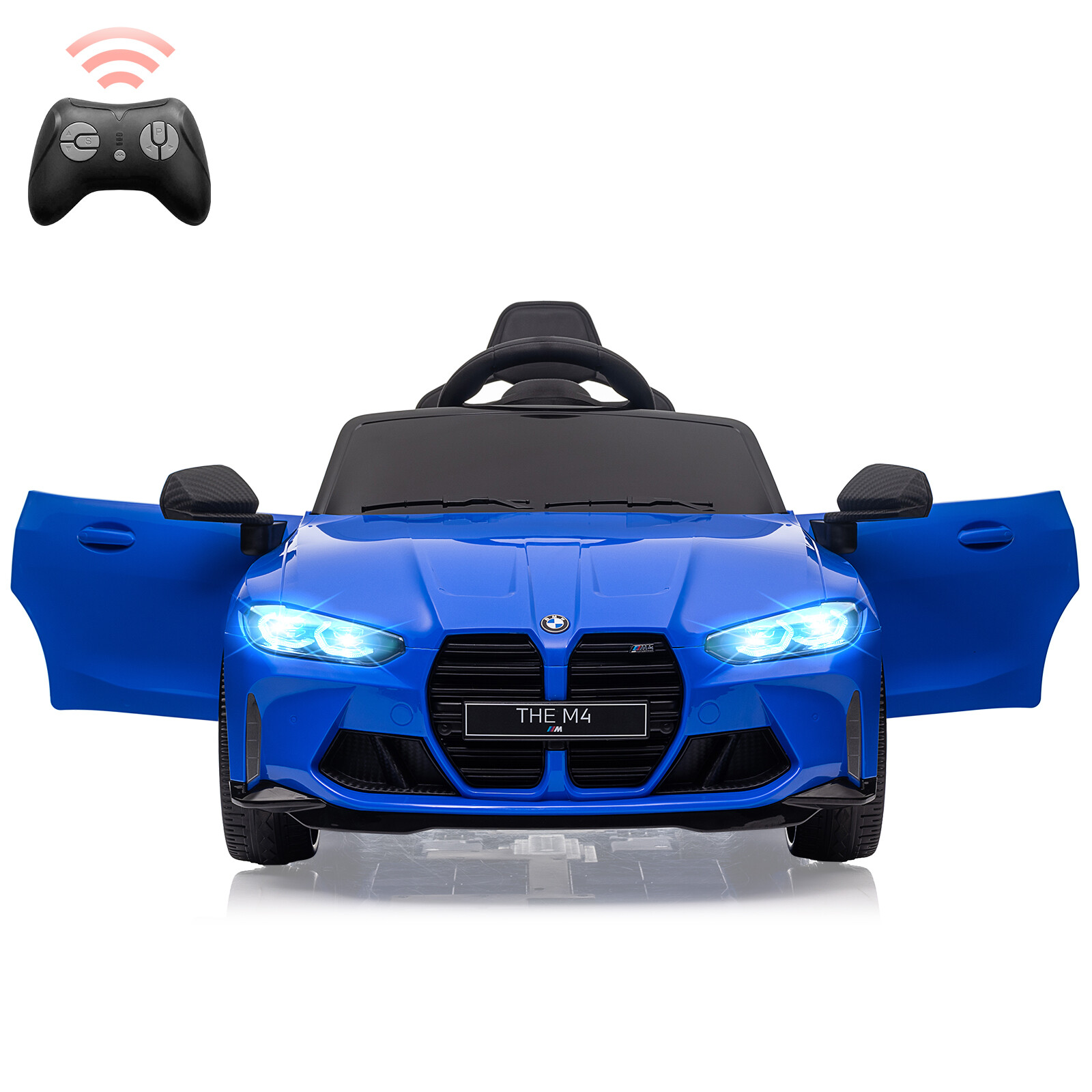 12Velectric ride with remote control BMW M4toddler electric car authorized3speed