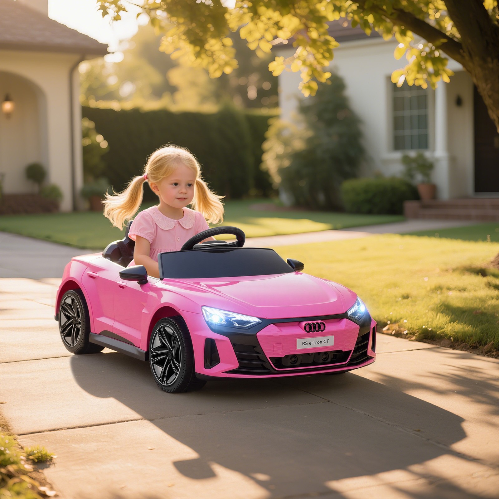 12V Kids Electric Ride On Car, Licensed Audi RS e-tron GT