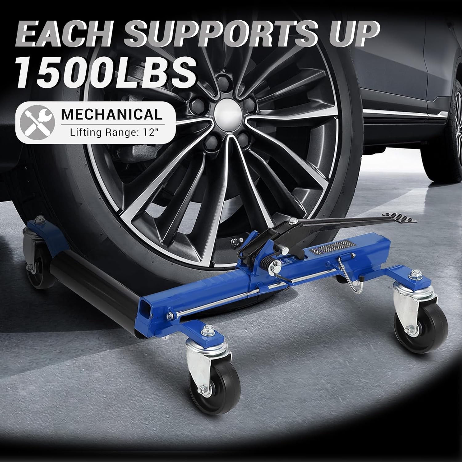 Wheel Dolly Jack Set of 4 1500LBS Car Moving Rollers