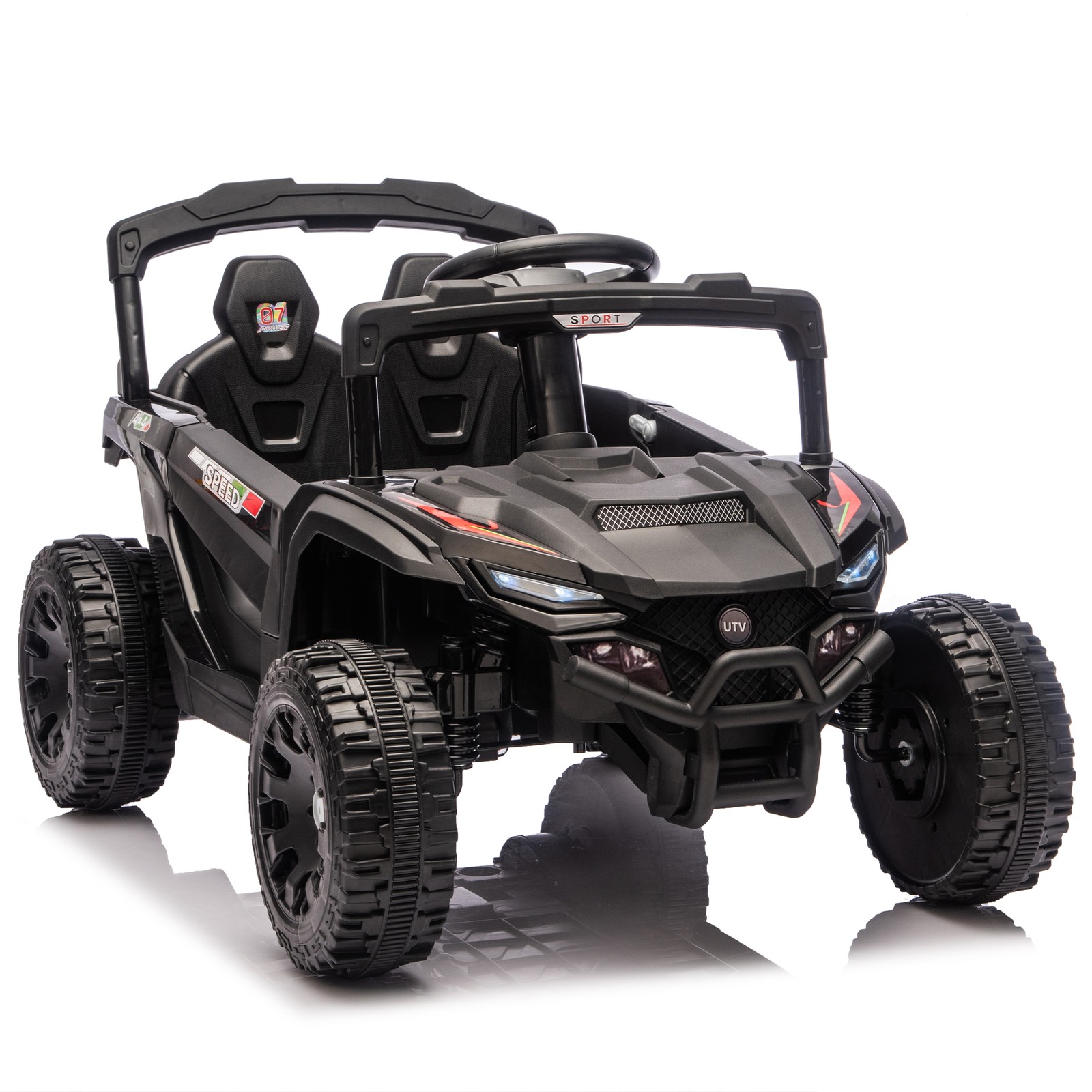24V Kids Ride on UTV Electric Off-Road Car Speed 1.86-3.11mph w/Remote Control