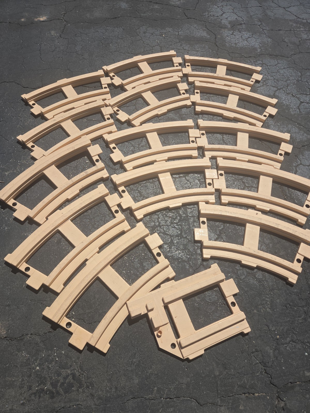 15 Peg Perego Thomas the Train Rider Ride-On •CURVED TRACKS LOT Replacement Part