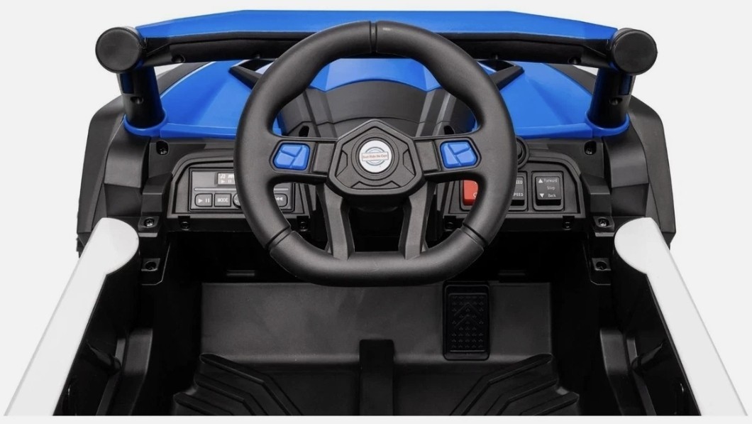 Kids Battery Powered Ride-On UTV Off-Road Buggy Car w/ Remote Blue/Black/White