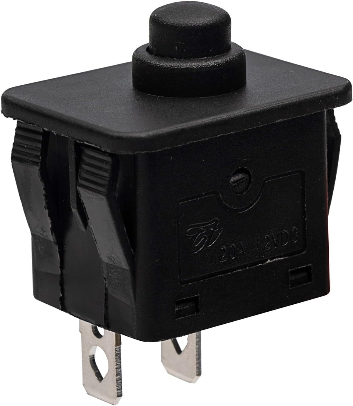 2-Pack Kids Ride-on Car Foot Pedal Switch, 6V-12V 2-Pin Accelerator Plunger