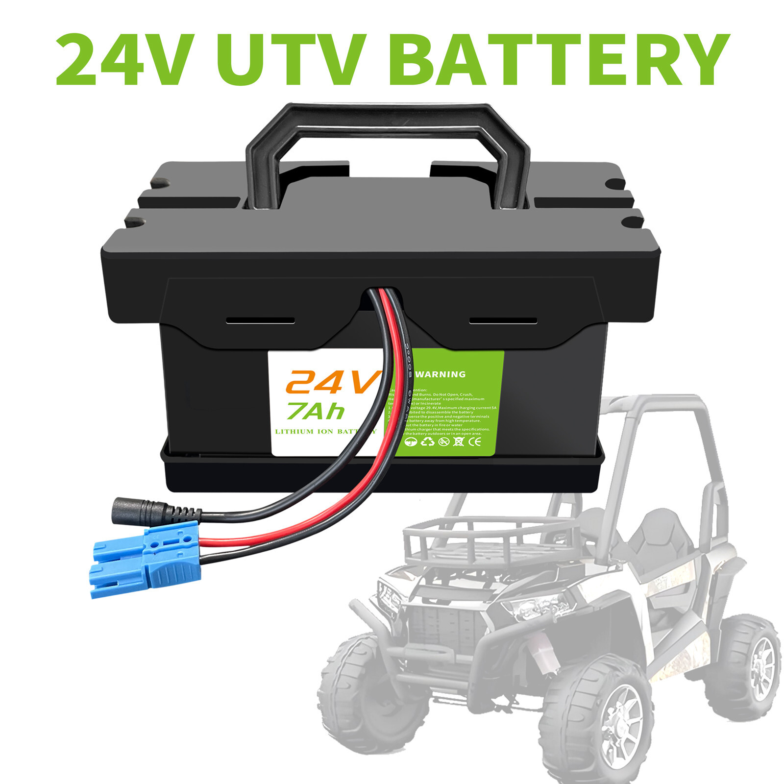 24V Battery for 24V UTV Kids Ride-On Cars &toys (24V7Ah)
