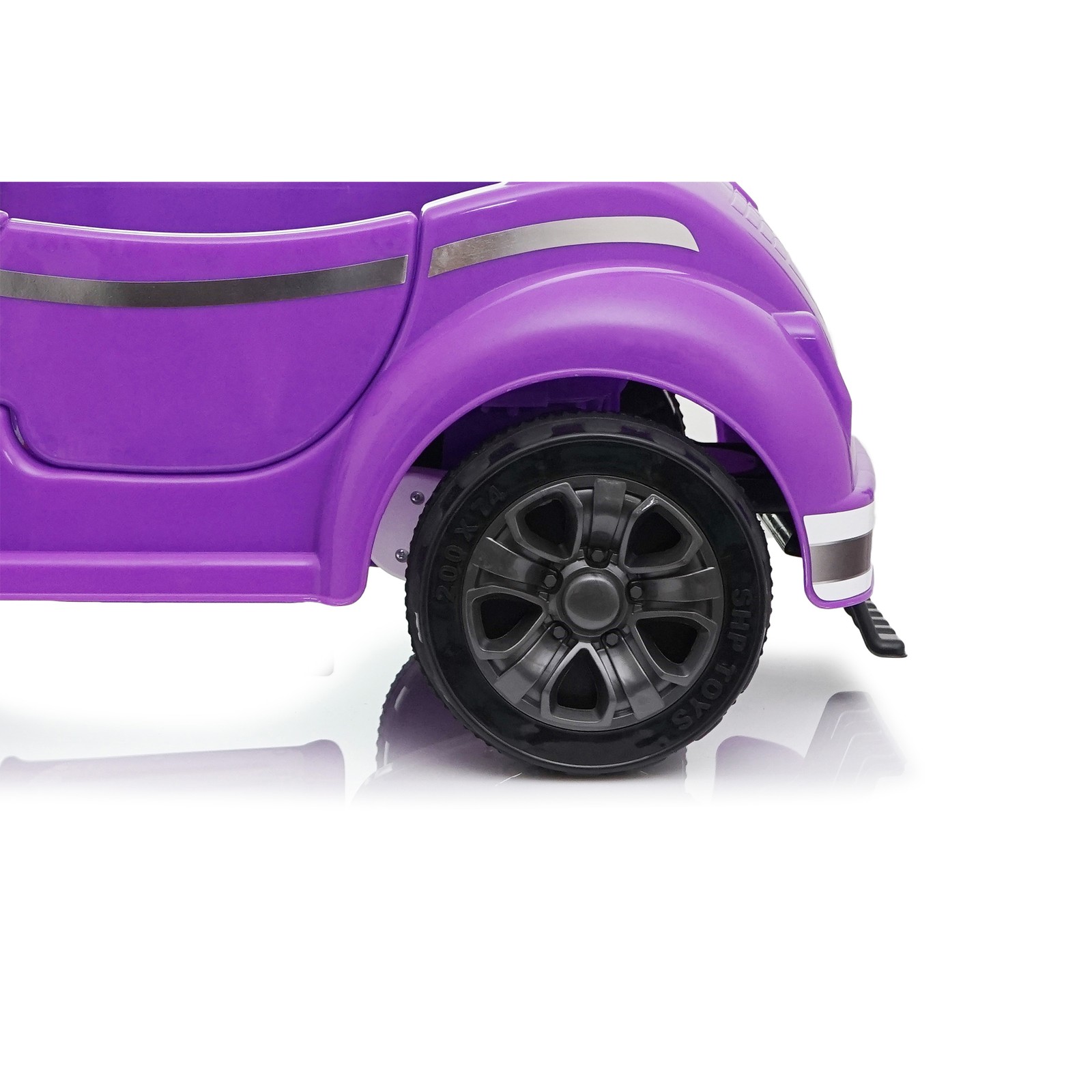 12V Kids Ride On Car Wheel LED USB & Bluetooth Suitable for Kids Aged 2-4 Purple