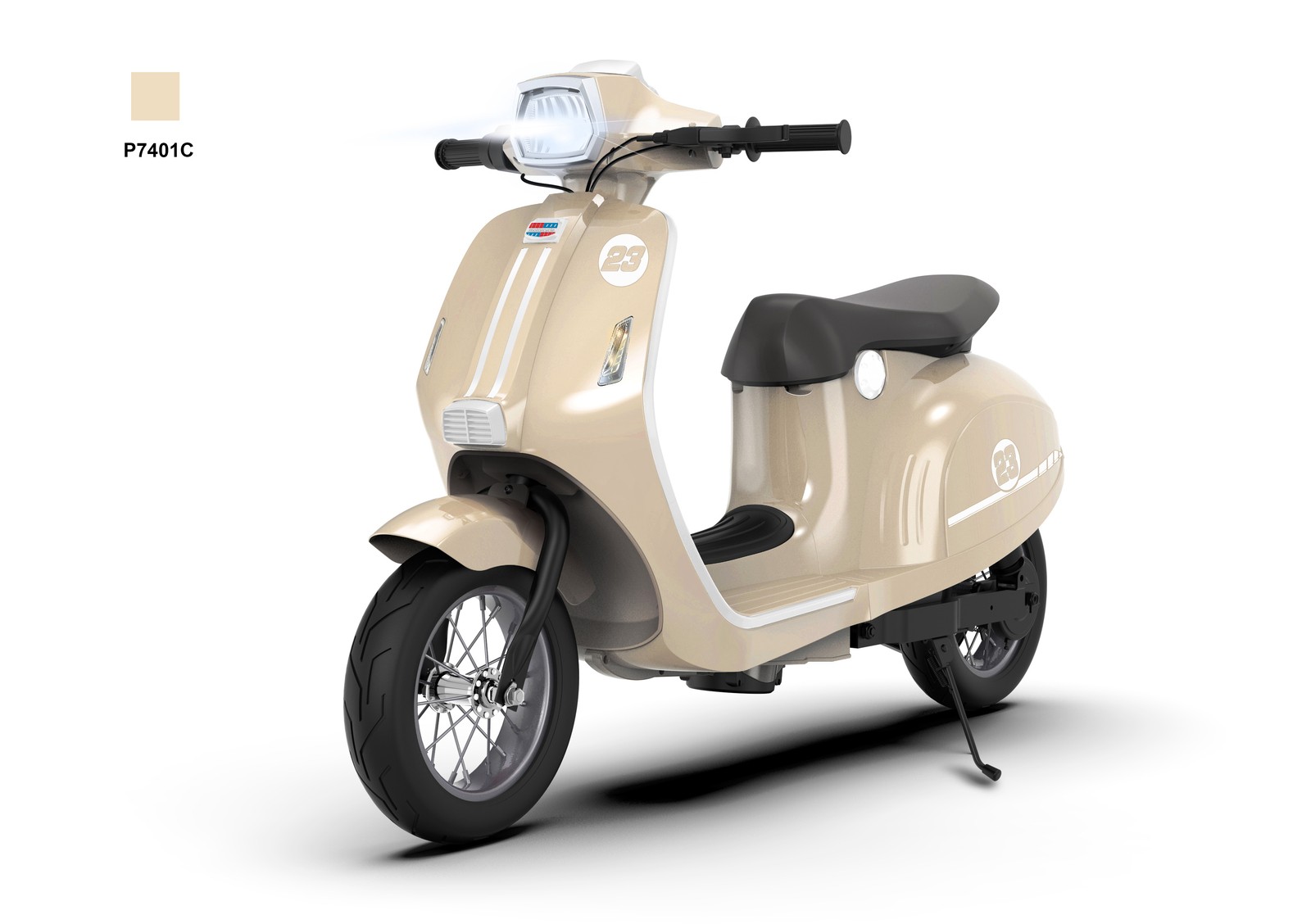 24V 350W Kids Motorcycle Electric Moped Scooter Motorbike Toy with LED for 8-12Y