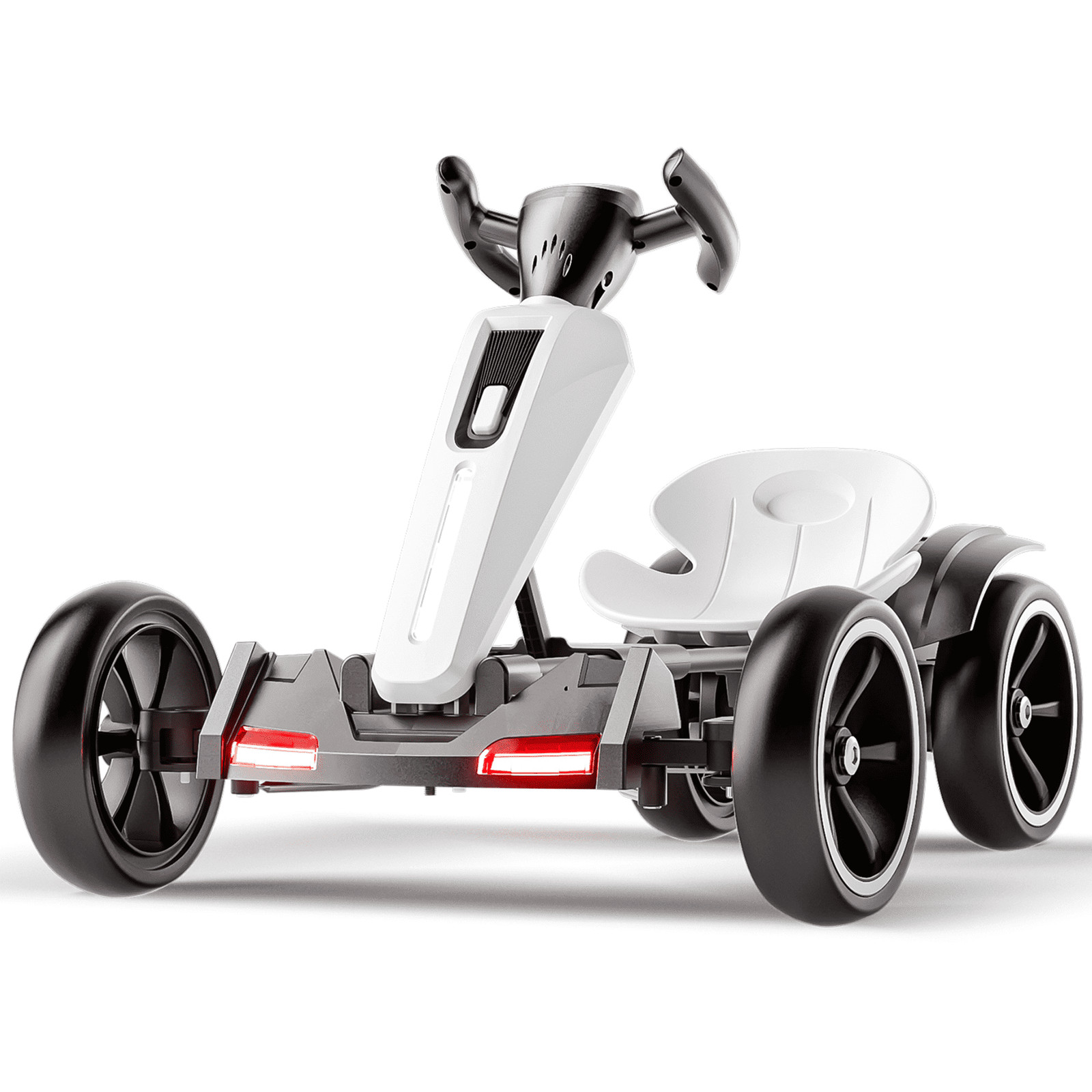 12V Electric Pedal Go Kart Ride on Toy for Kids 3-8 Years 400W*2 Motors 5 MPH
