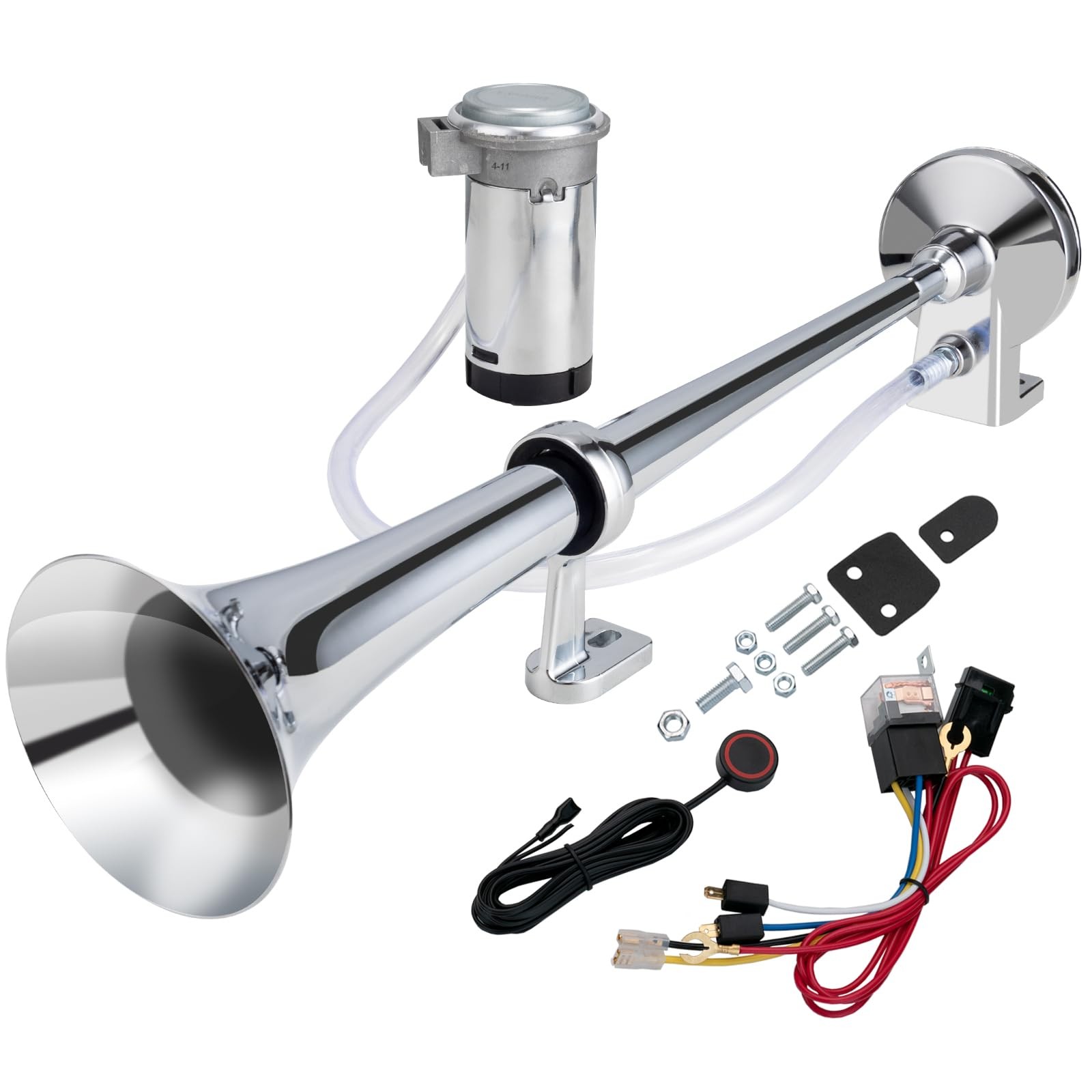 Train Horn for Truck 12v 150db Loud Air Horn with Compressor and Switch, Long…