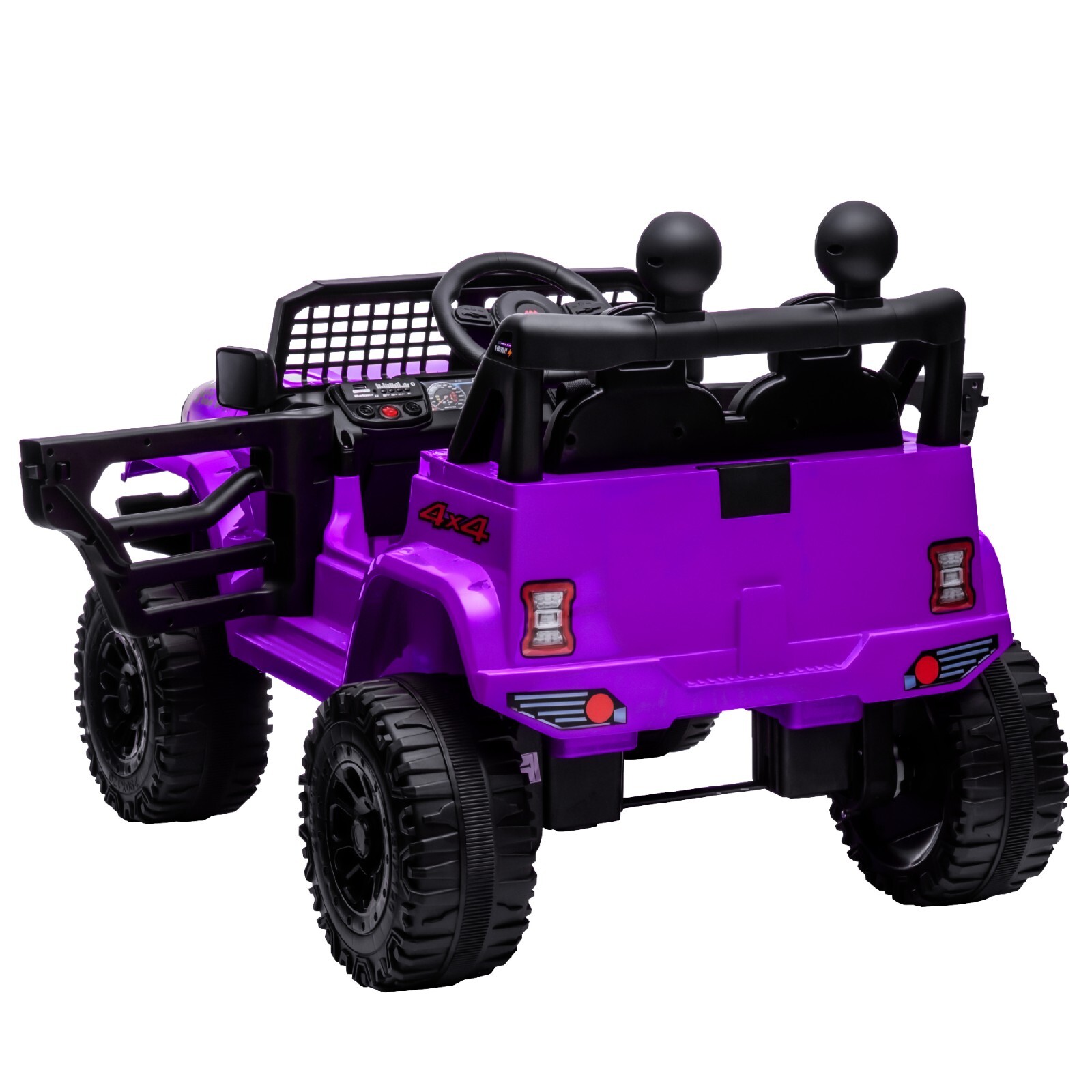 12V Kids Ride on Toy Electric Power Wheels Jeep Car 4mph w/ Parental Remote LED
