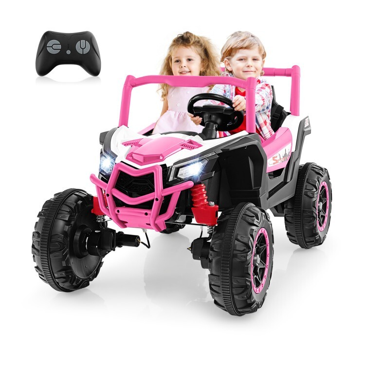 24V Kids Ride on UTV Toy 2-Seater & 2.4G Remote Control Over 3 Year Old Children