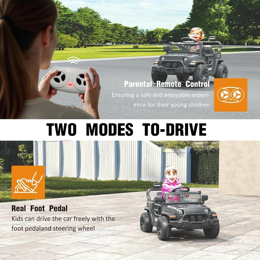 Carro Electrico Para Niños Coche Montable De Jugar Manejar Con Control Remoto..