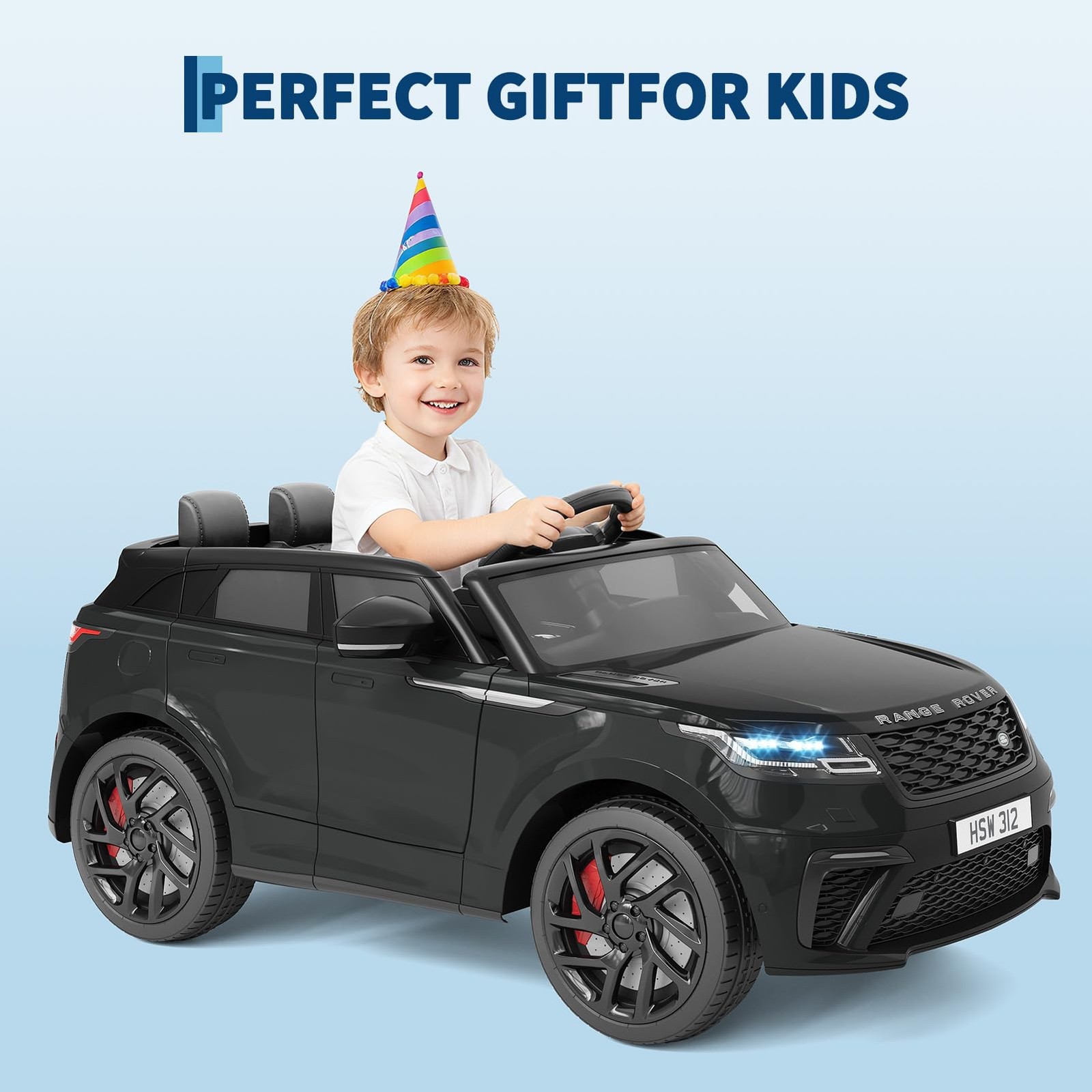 Kids Ride On 2 Seater Electric Car with Remote Licensed for 4-8 w/ Mp3 Player