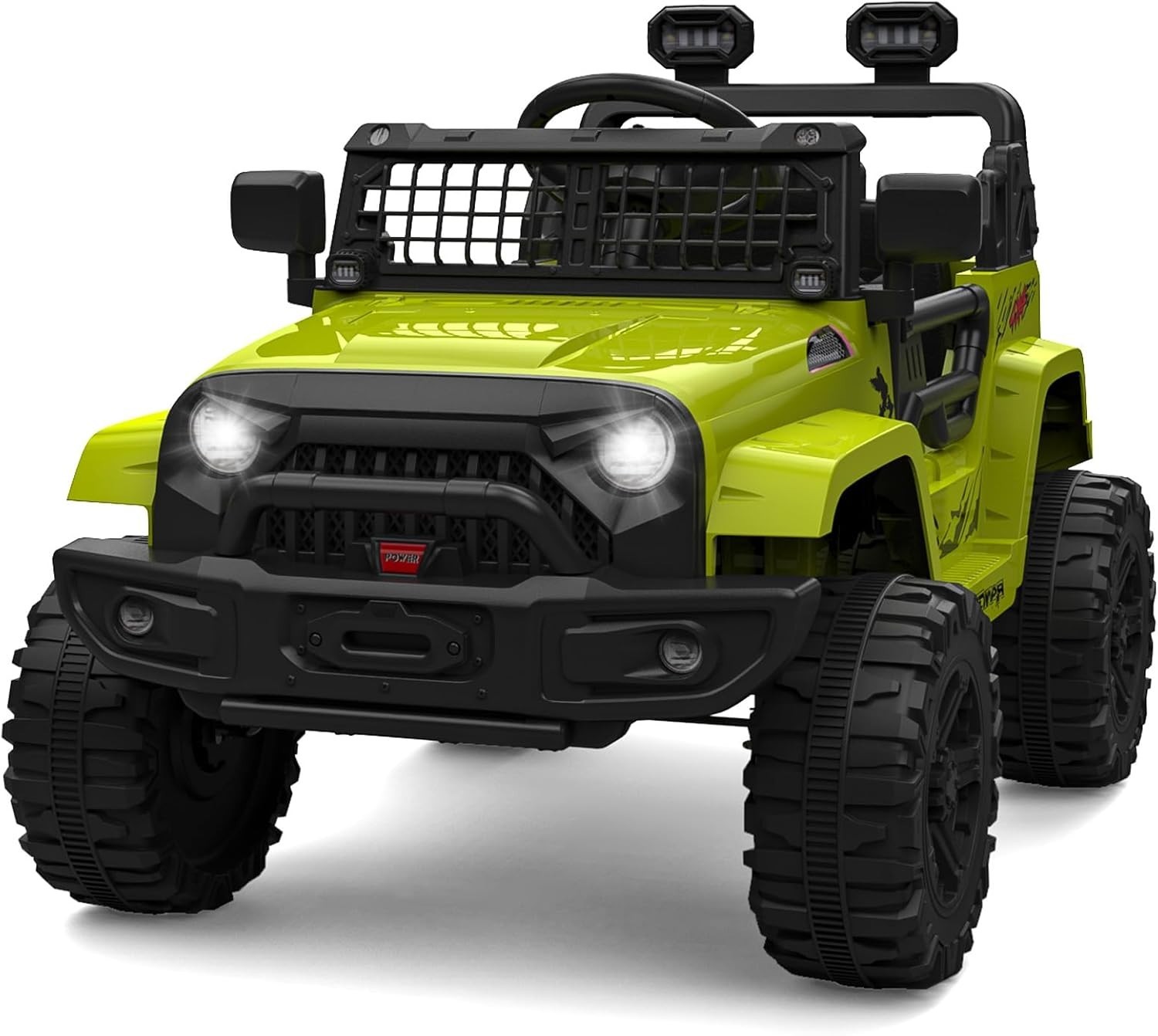 Ride on Truck Car, 12V Kids Electric Vehicles with Remote Control Spring Susp…
