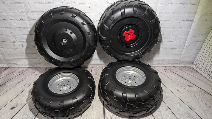 OEM NEW Peg Perego Sportsman 700 Wheel Set (+Others) 2 Fronts + 2 Rears -Set/4