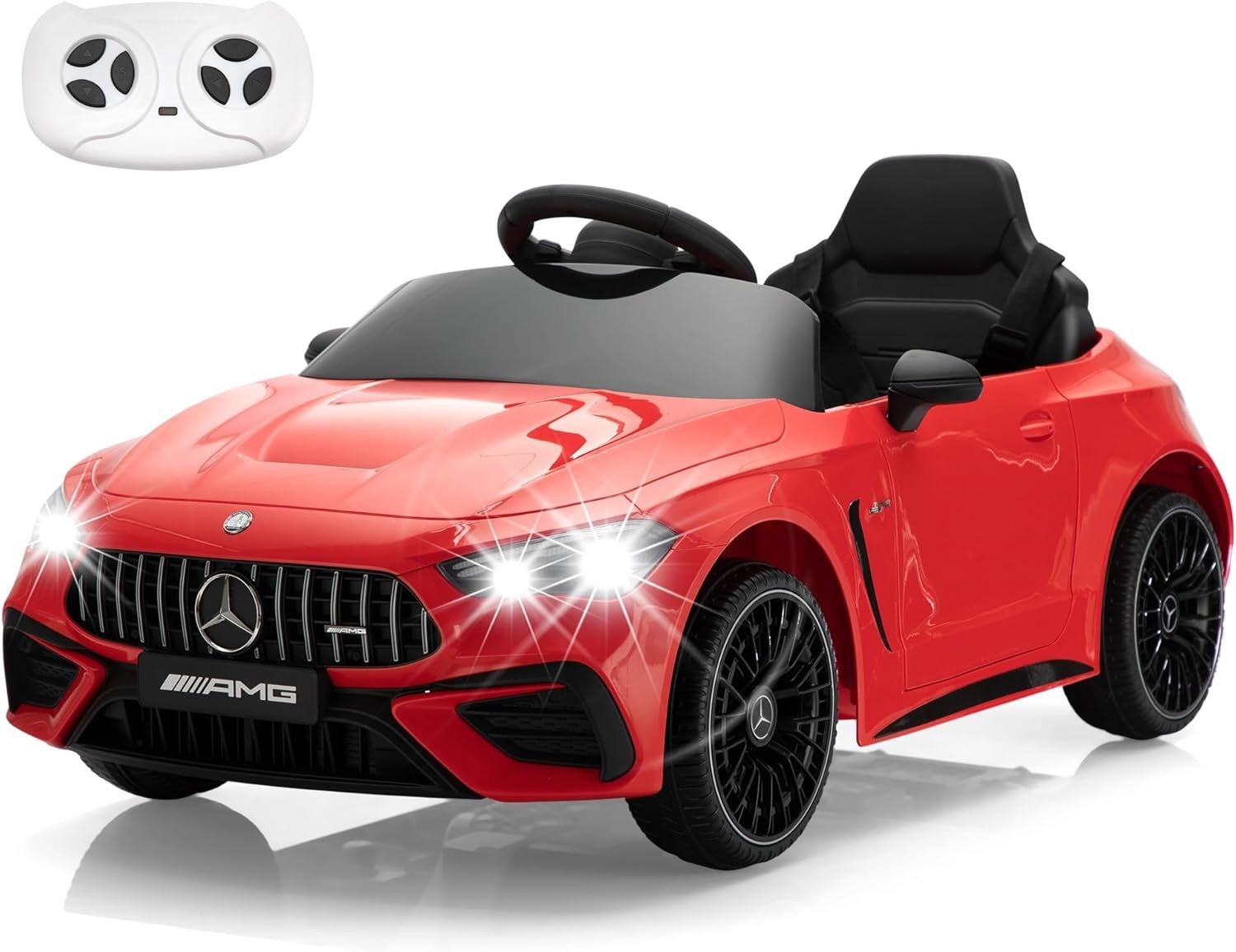 Kids Ride On Car Mercedes-Benz AMG CLE53 Licensed Electric Toy Gift w/RC,Music