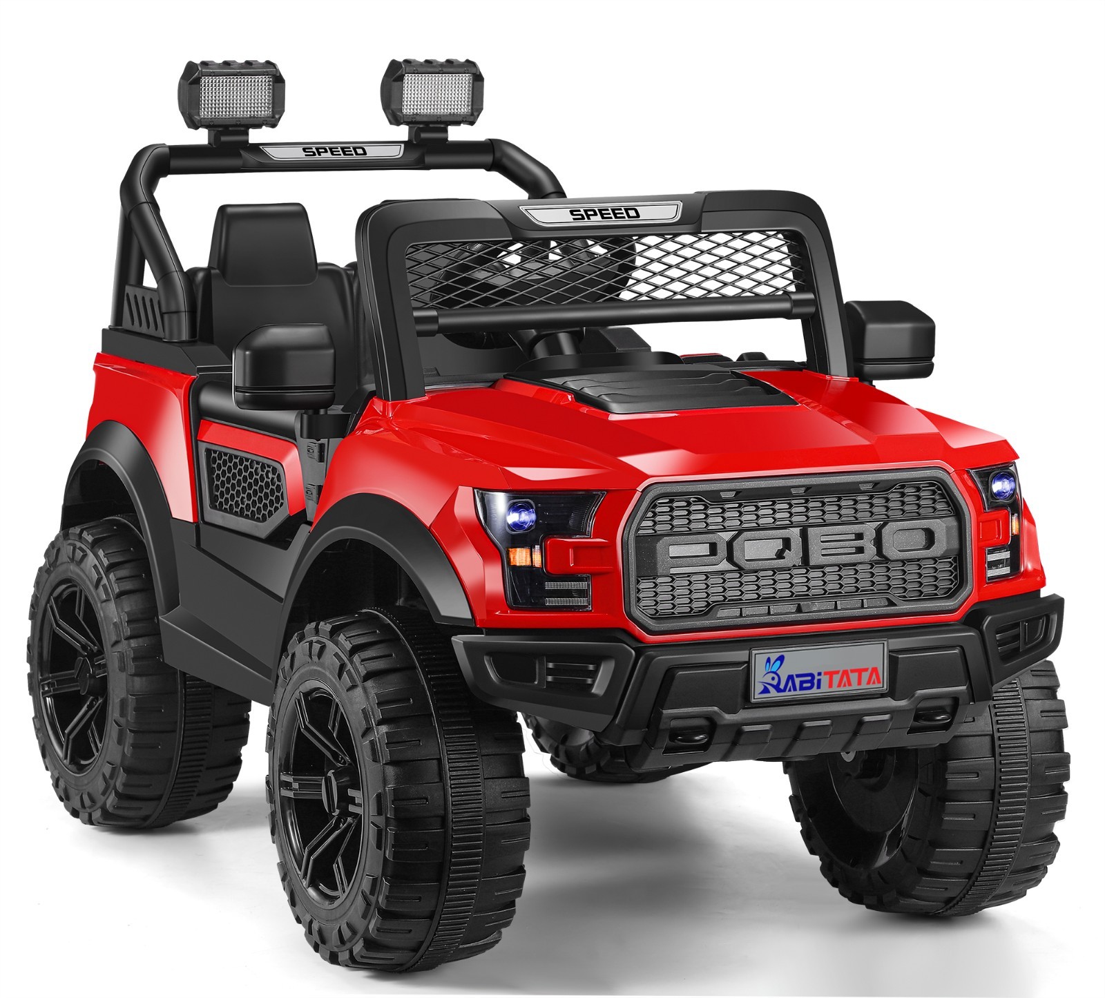 12V Kids Ride On Car – 2 Motors, Remote, Swing & Lights