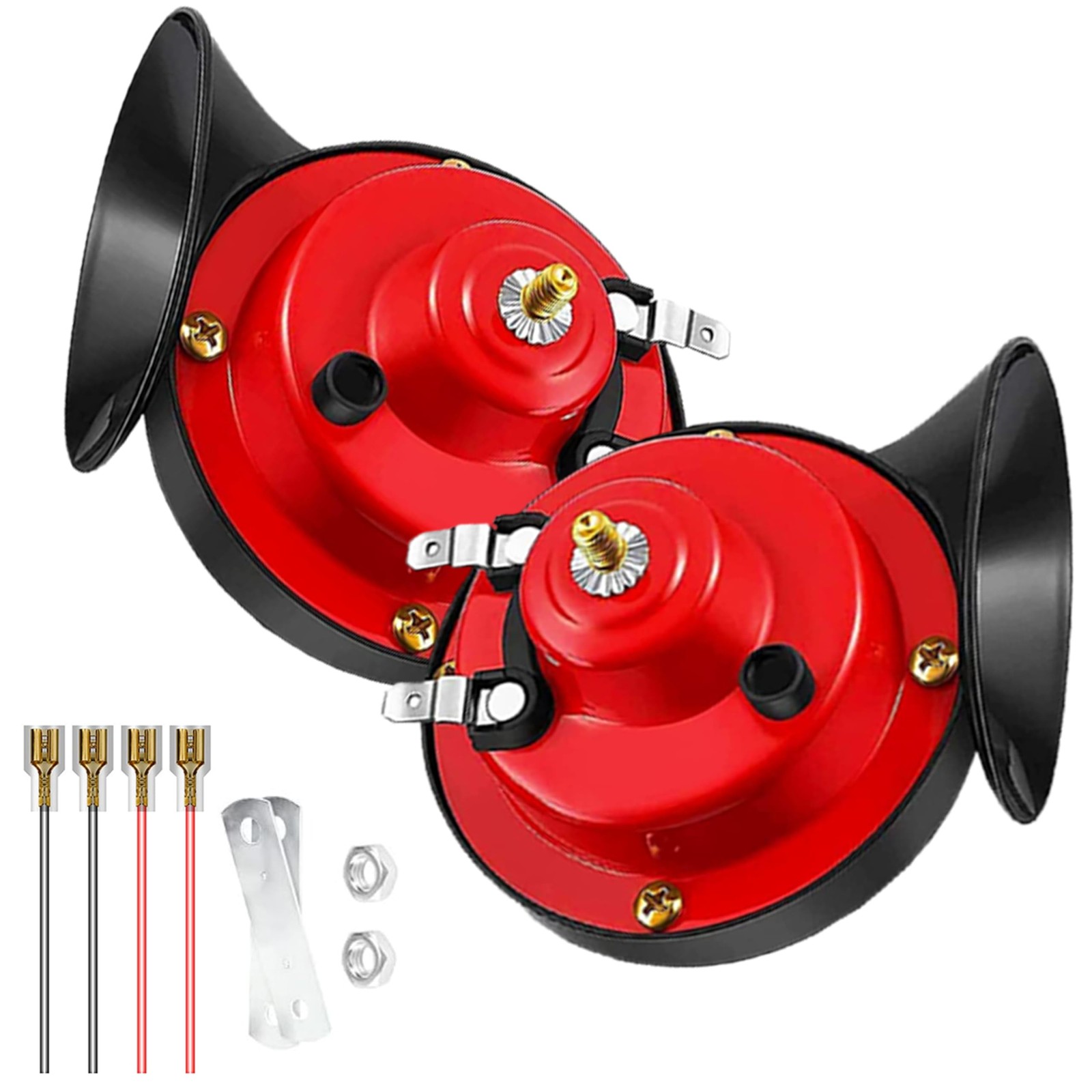 Car Horn, 12V Super Loud Horns, 300DB Waterproof Double Truck Horns, Electric…