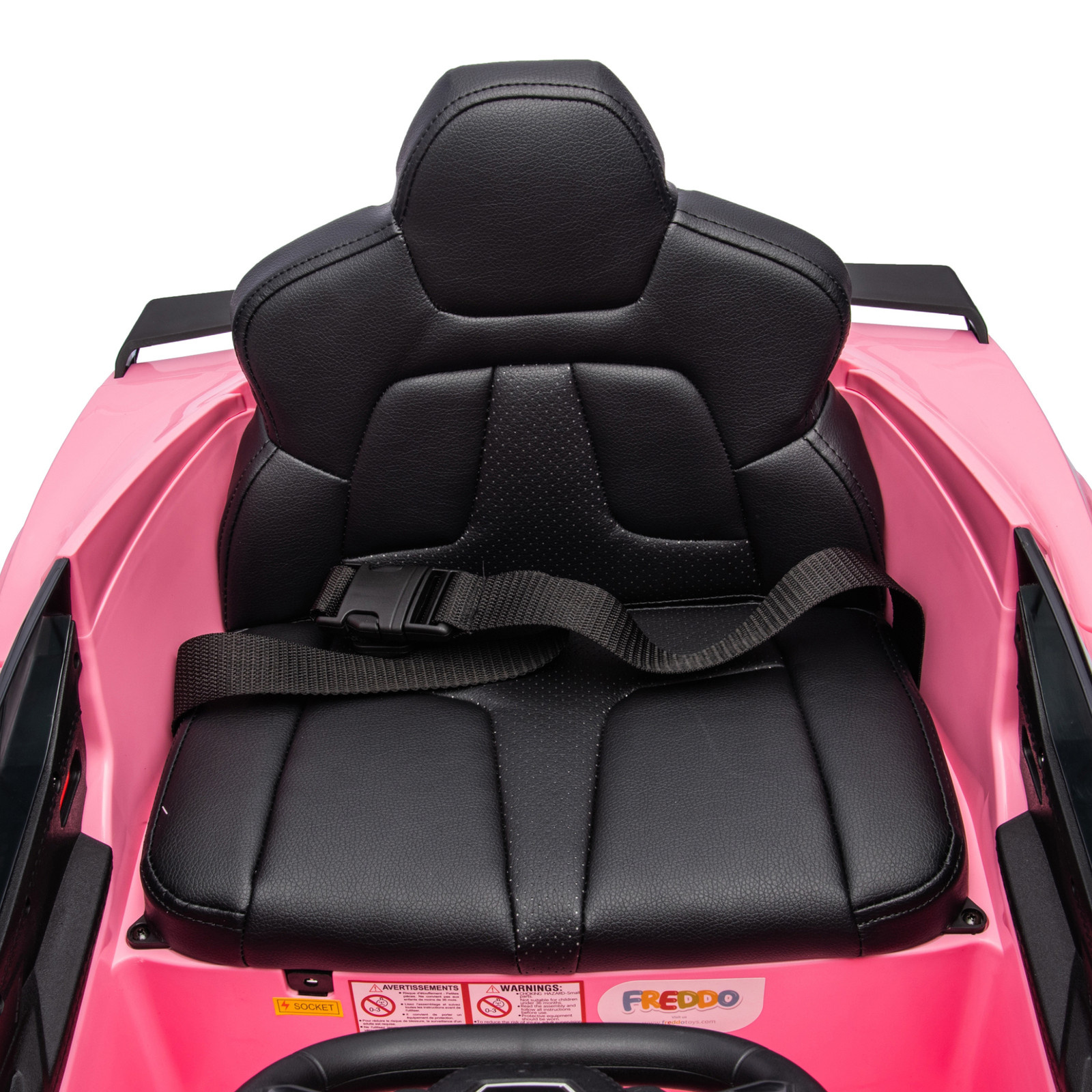 12V Chevrolet Corvette C8 Kids Ride On Car Electric Toy Luxury Sports Pink