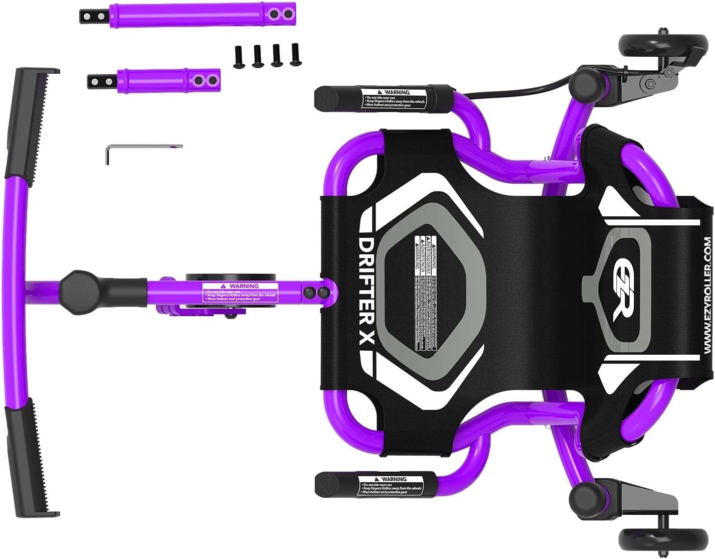 Drifter X Ride On Toy for Kids, Ages 4-12, Up to 154 lbs – Purple