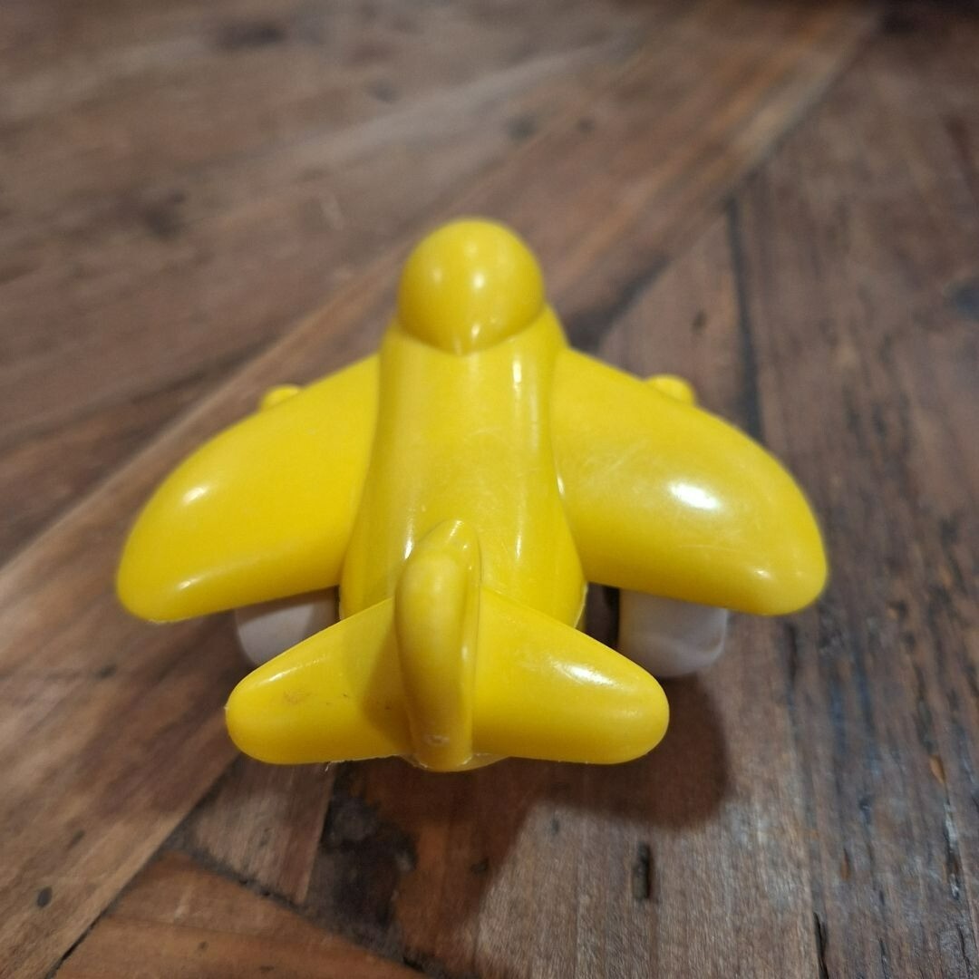 Viking Toys Sweden Jumbo Plane 1148 Yellow Play Vehicle Rubber Wheel Air Toddler