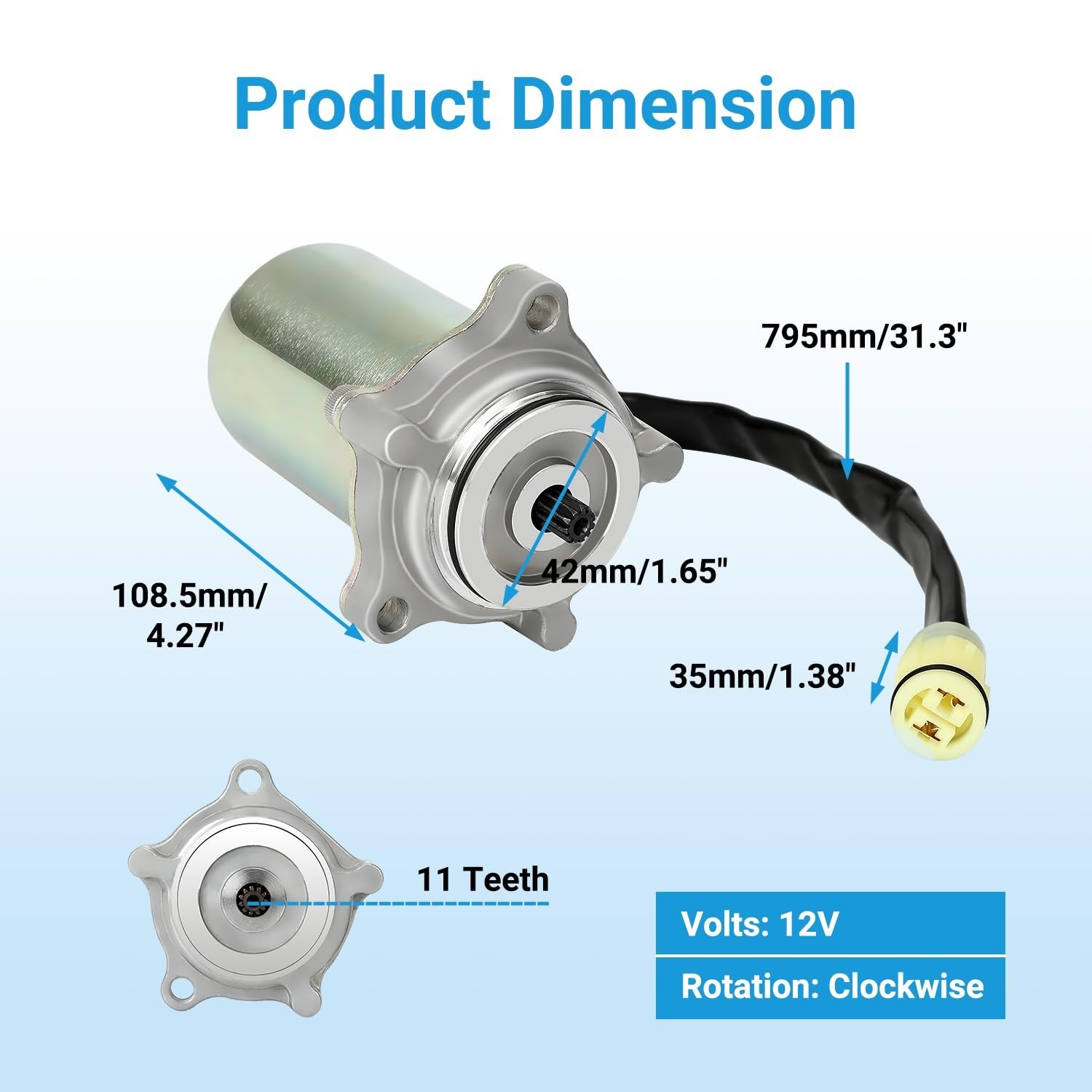 Electric Power Shift Control Motor & Angle Position Sensor Compatible with Ra…