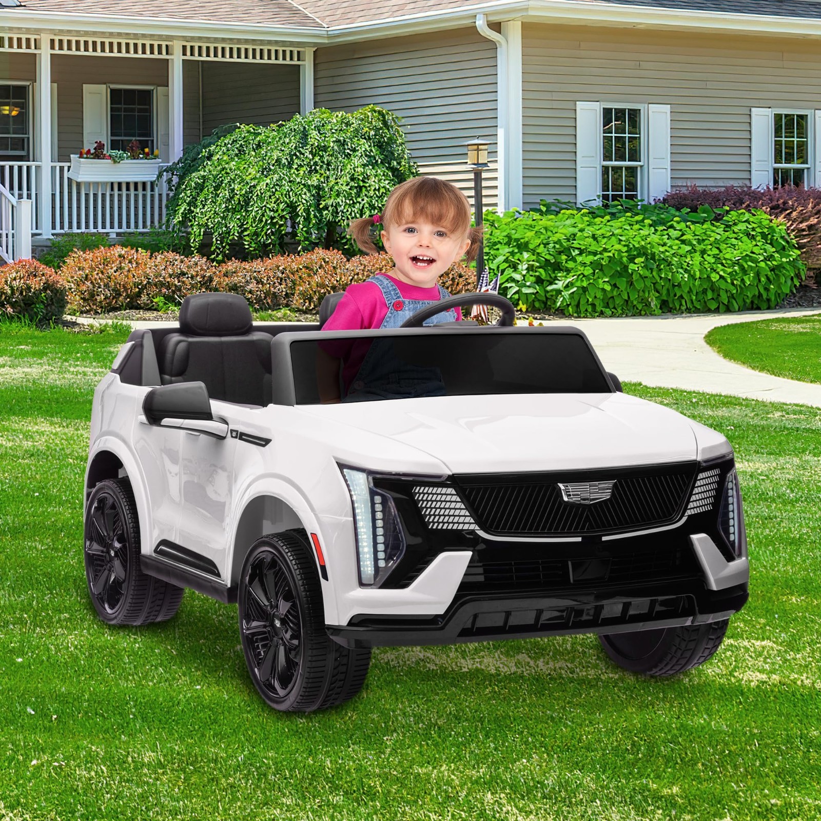24V 2-Seater Ride on Car Licensed Battery Powered Electric Car W/ Remote Control