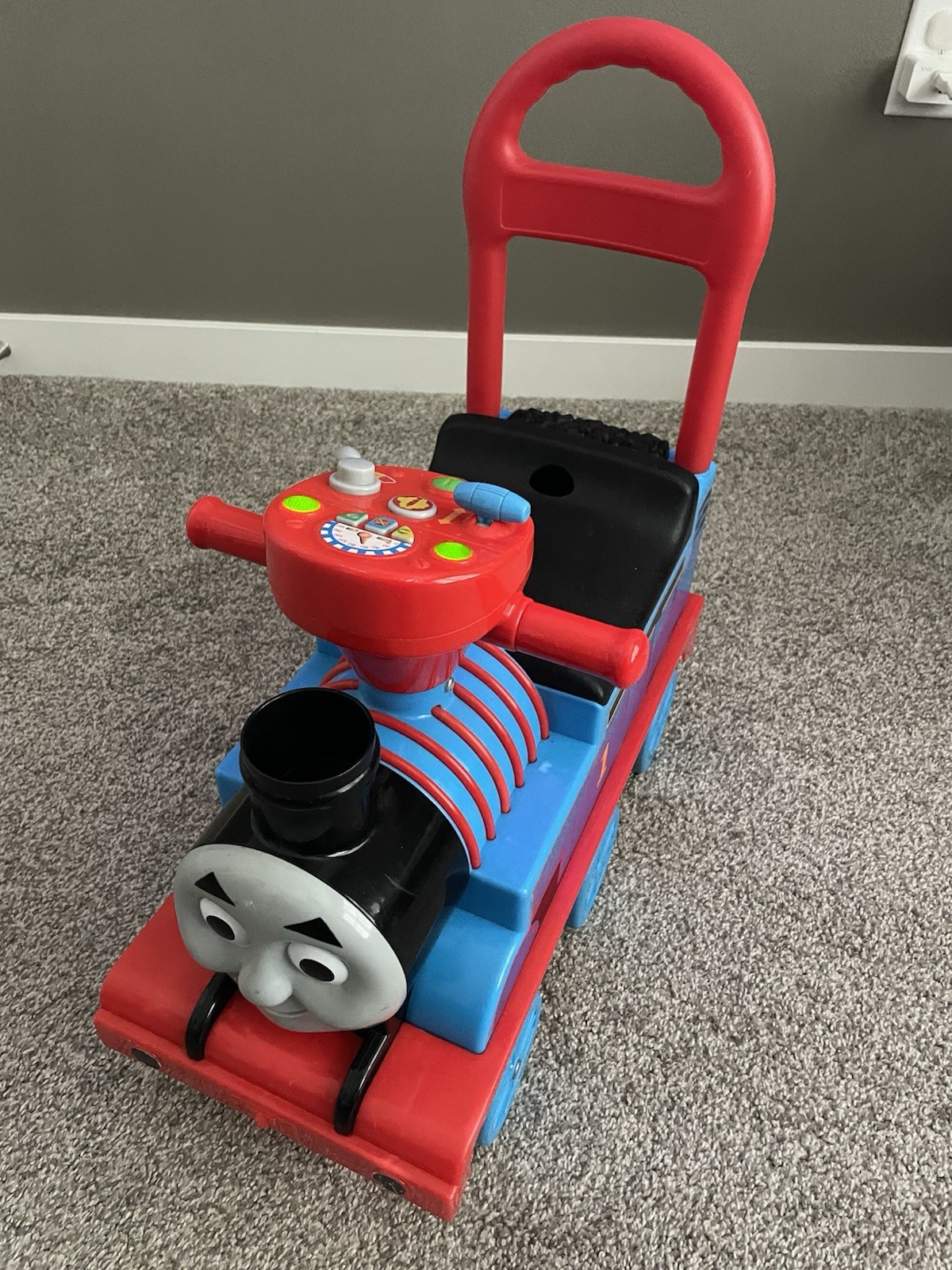Kiddie land Thomas The Train Tank Engine Activity Ride On Lights Sounds