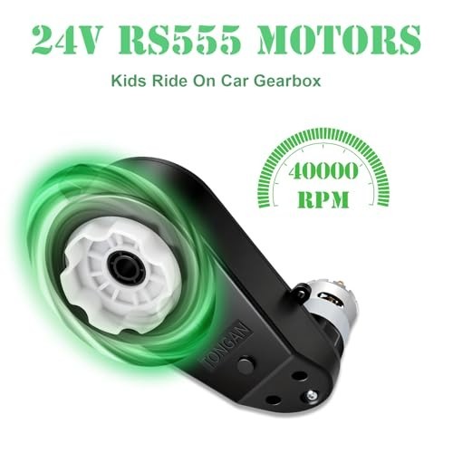 24V High-Speed Motor Upgrade Gearbox for Ride-On Toys – 2 Pcs, 40000RPM Parts