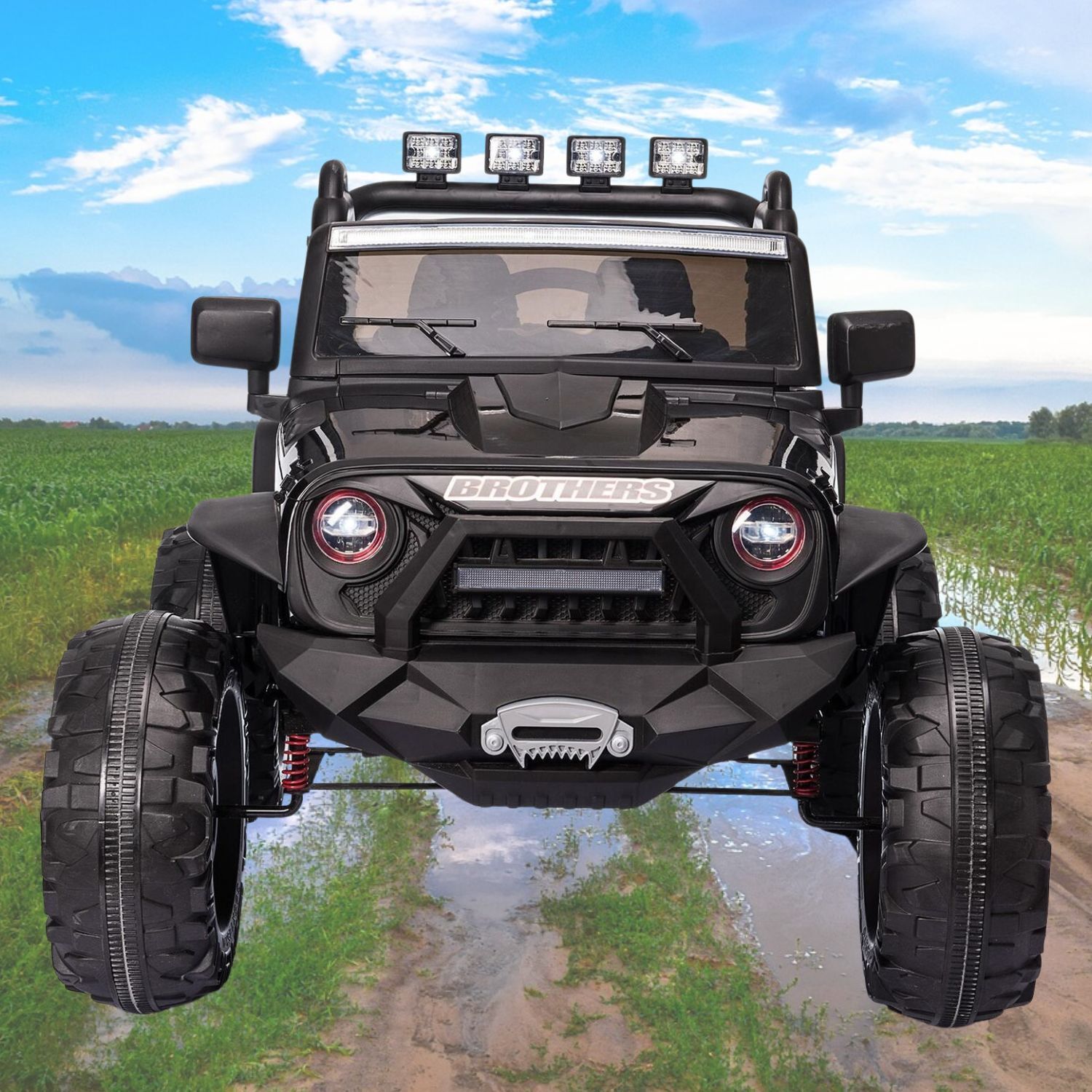 24V Kids Ride on Jeep 4X4 OffRoad Ride on Truck Battery Powered Electric Vehicle